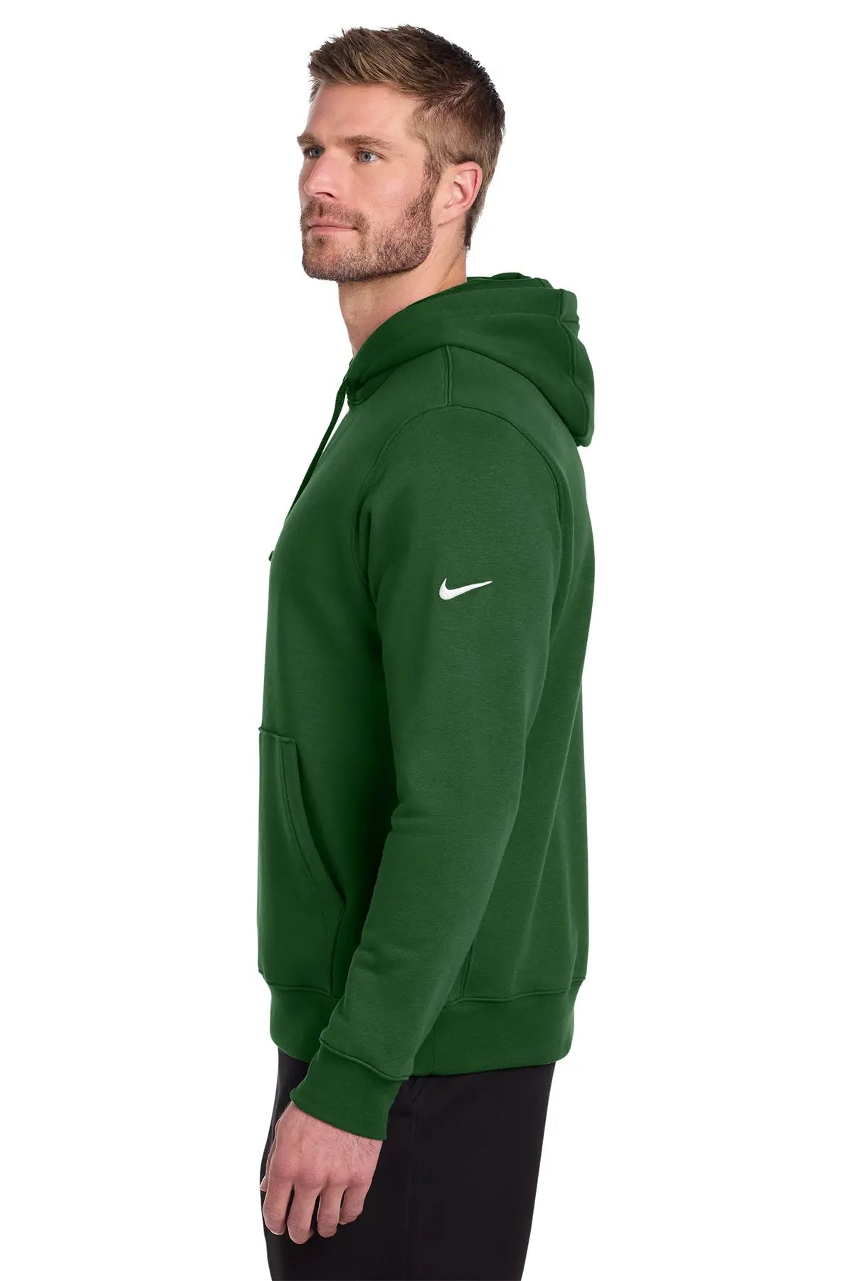 Nike Club Fleece Sleeve Swoosh Pullover Hoodie #NKDR1499