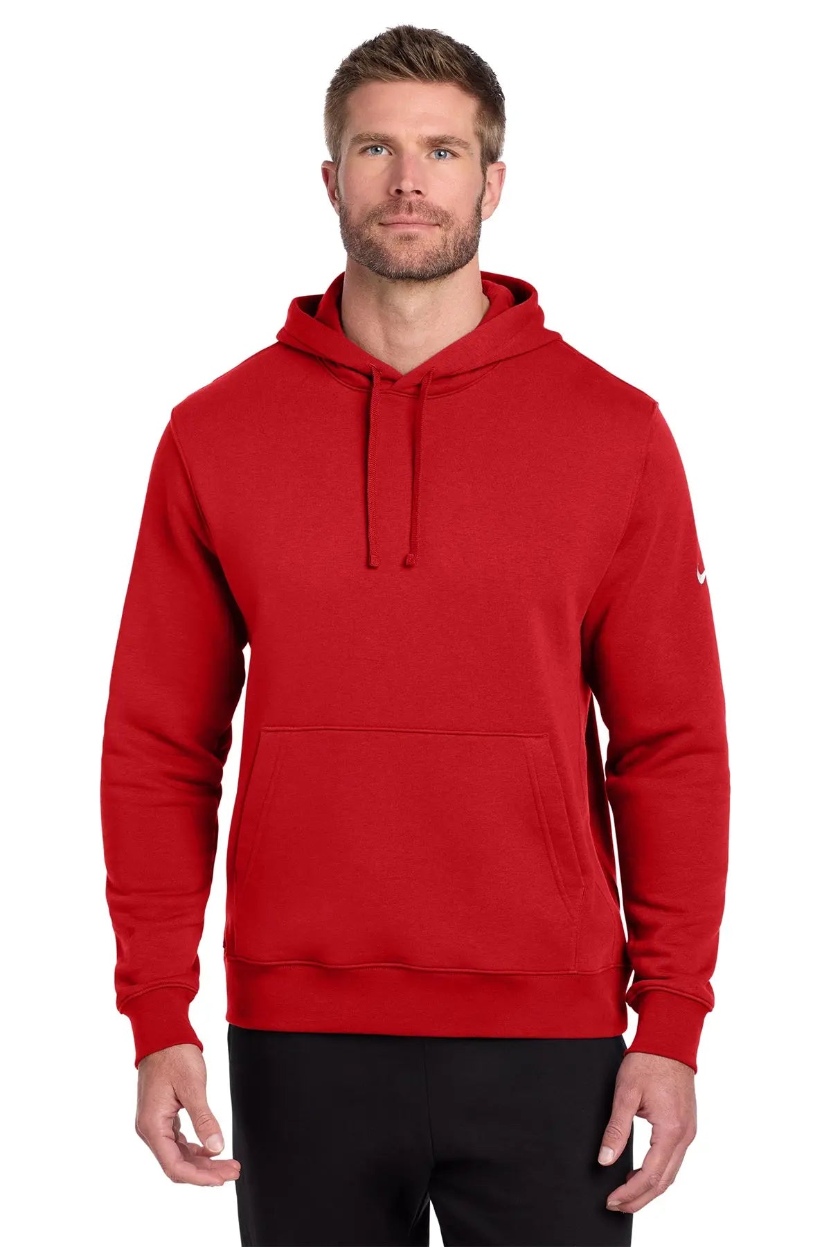 Nike Club Fleece Sleeve Swoosh Pullover Hoodie #NKDR1499