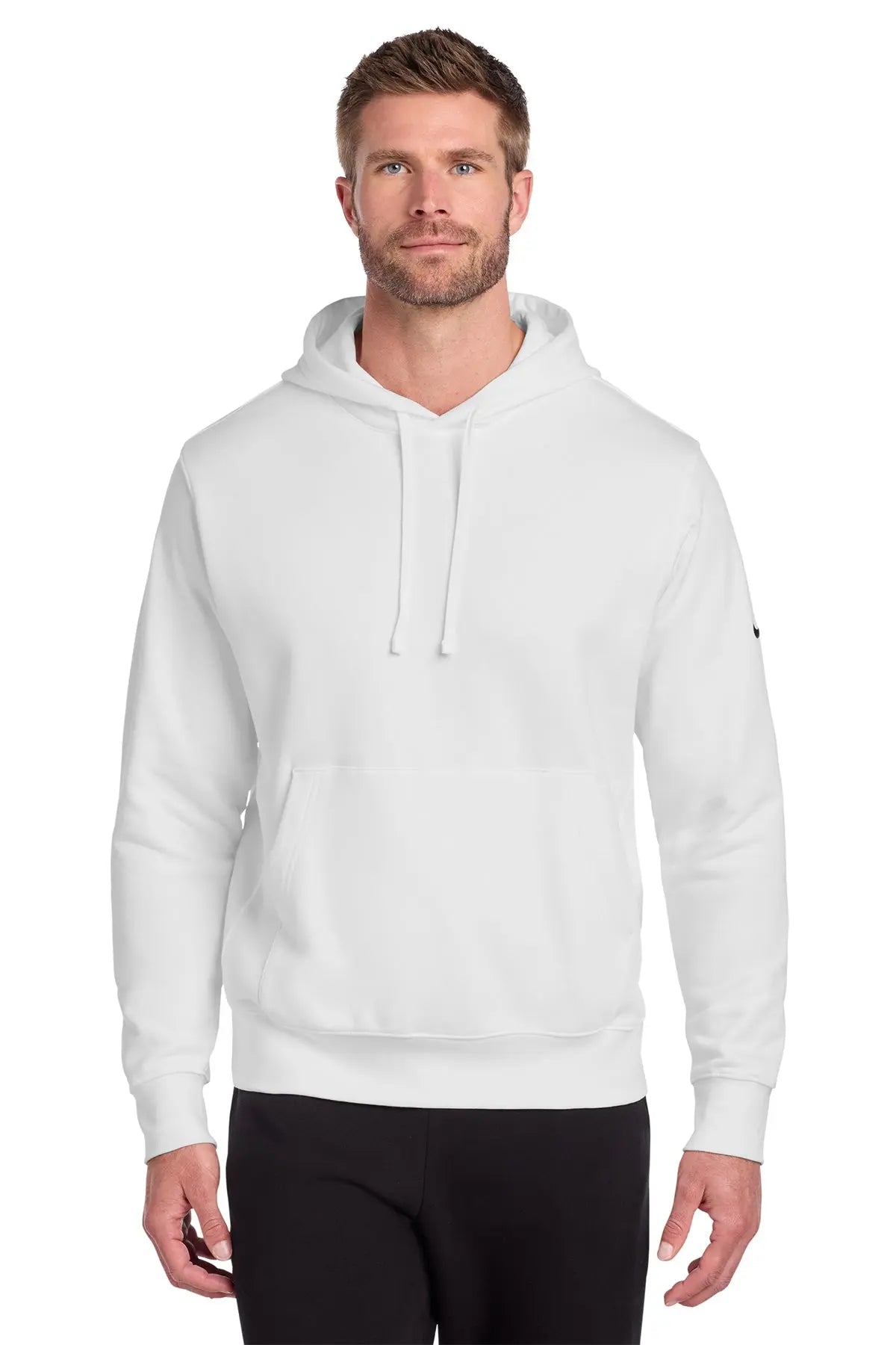 Nike Club Fleece Sleeve Swoosh Pullover Hoodie #NKDR1499
