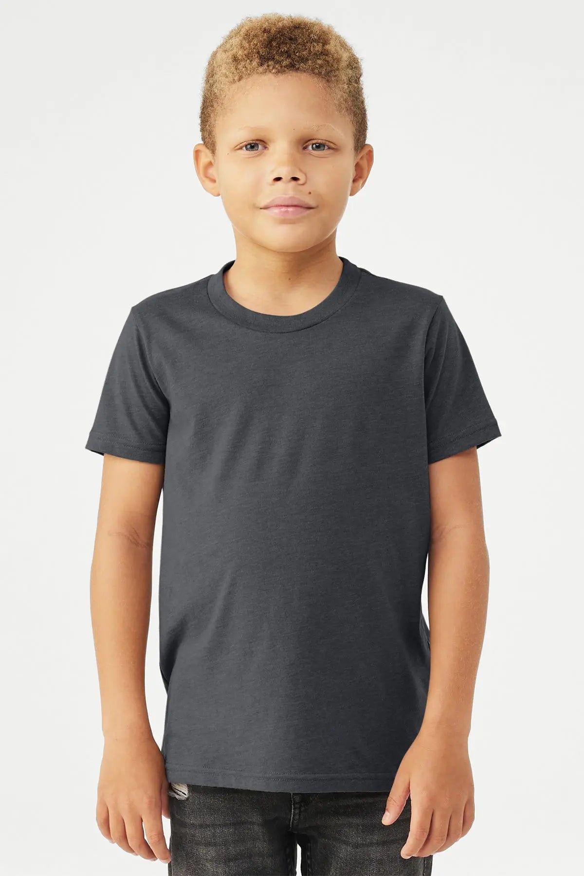 BELLA+CANVAS® Youth Heather CVC Tee #BC3001YCVC