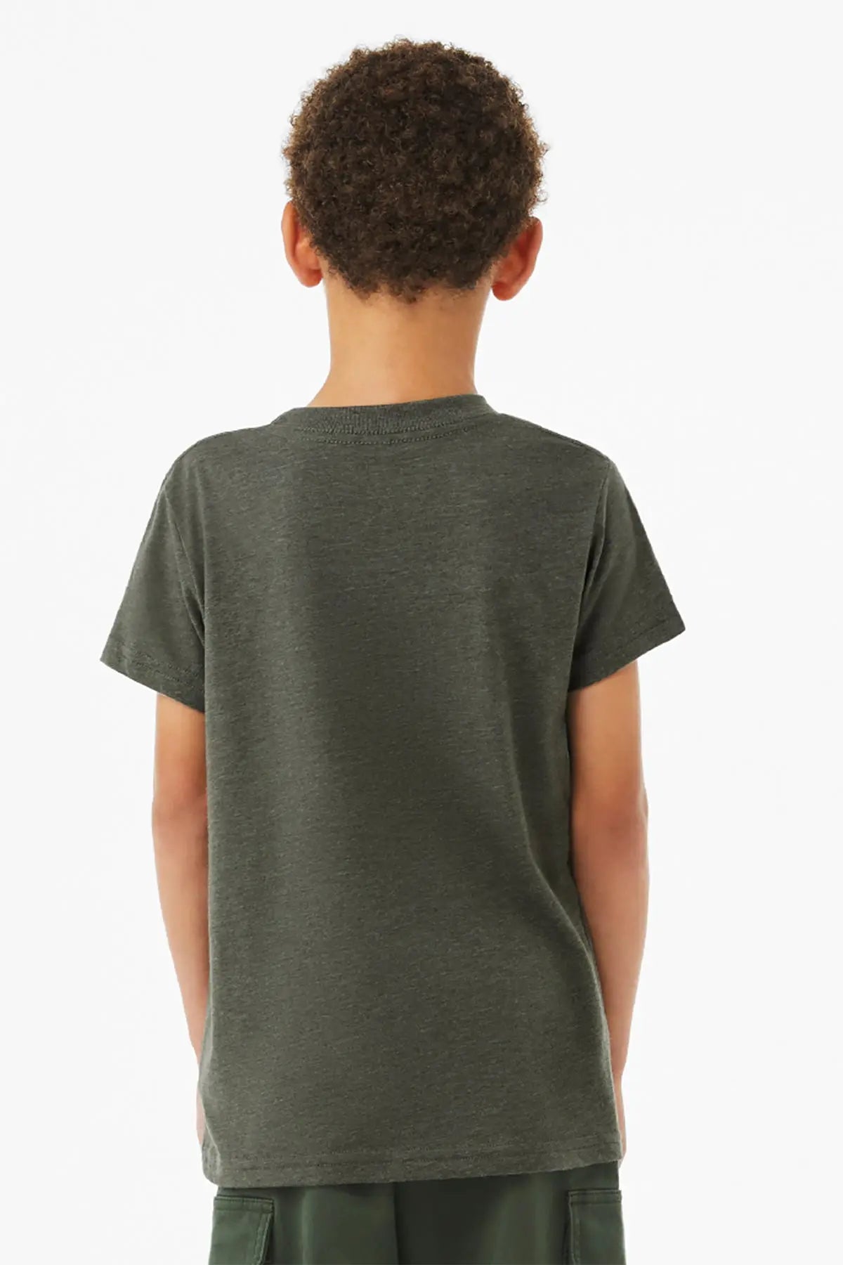 BELLA+CANVAS® Youth Heather CVC Tee #BC3001YCVC