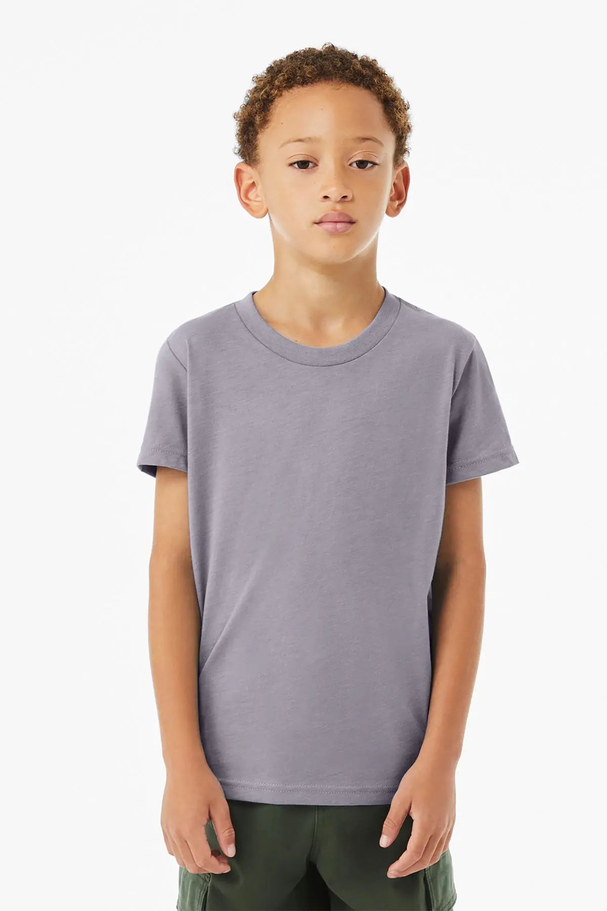 BELLA+CANVAS® Youth Heather CVC Tee #BC3001YCVC