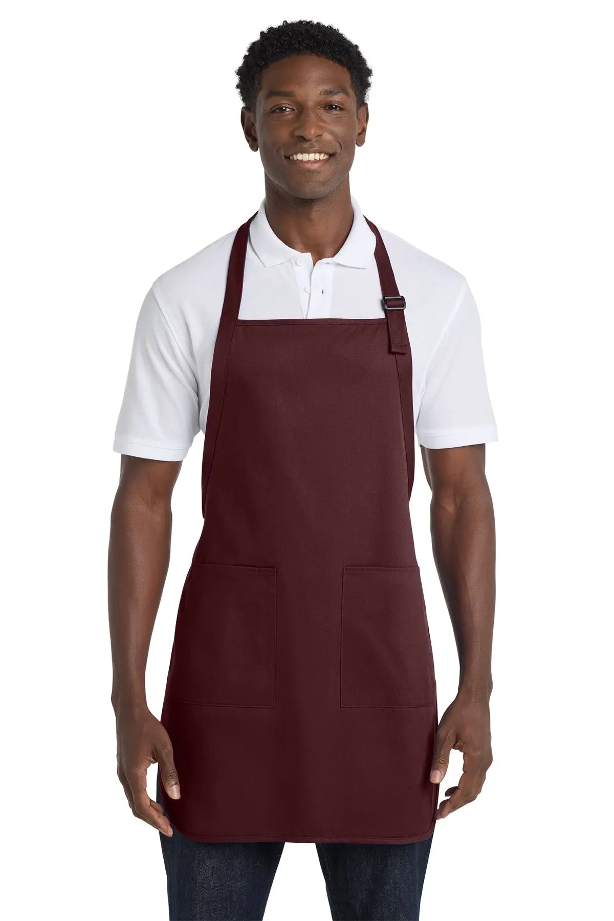 Port Authority® Full-Length Apron with Pockets #A500