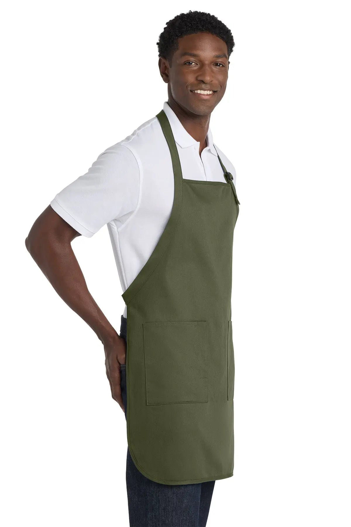 Port Authority® Full-Length Apron with Pockets #A500