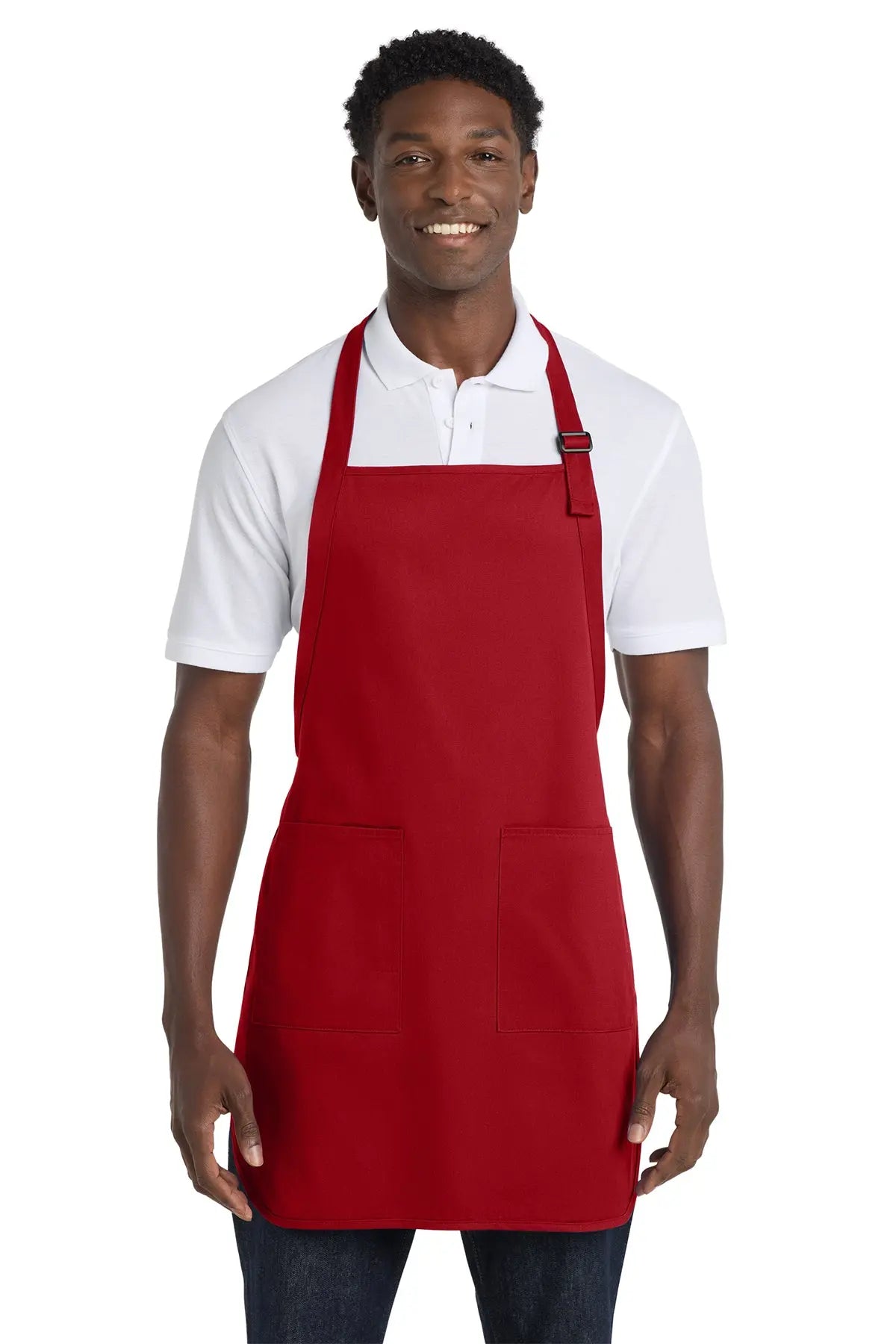 Port Authority® Full-Length Apron with Pockets #A500