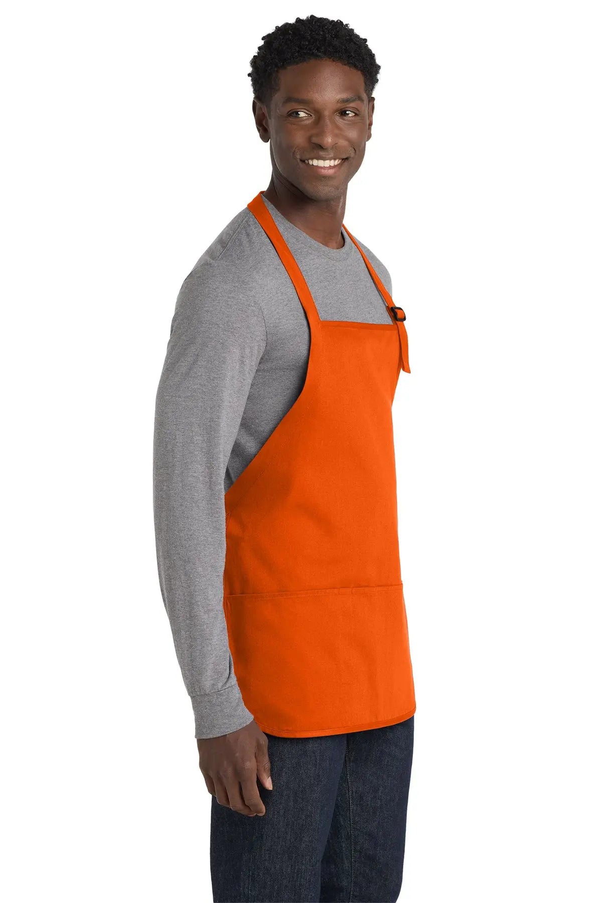 Port Authority® Medium-Length Apron with Pouch Pockets #A510