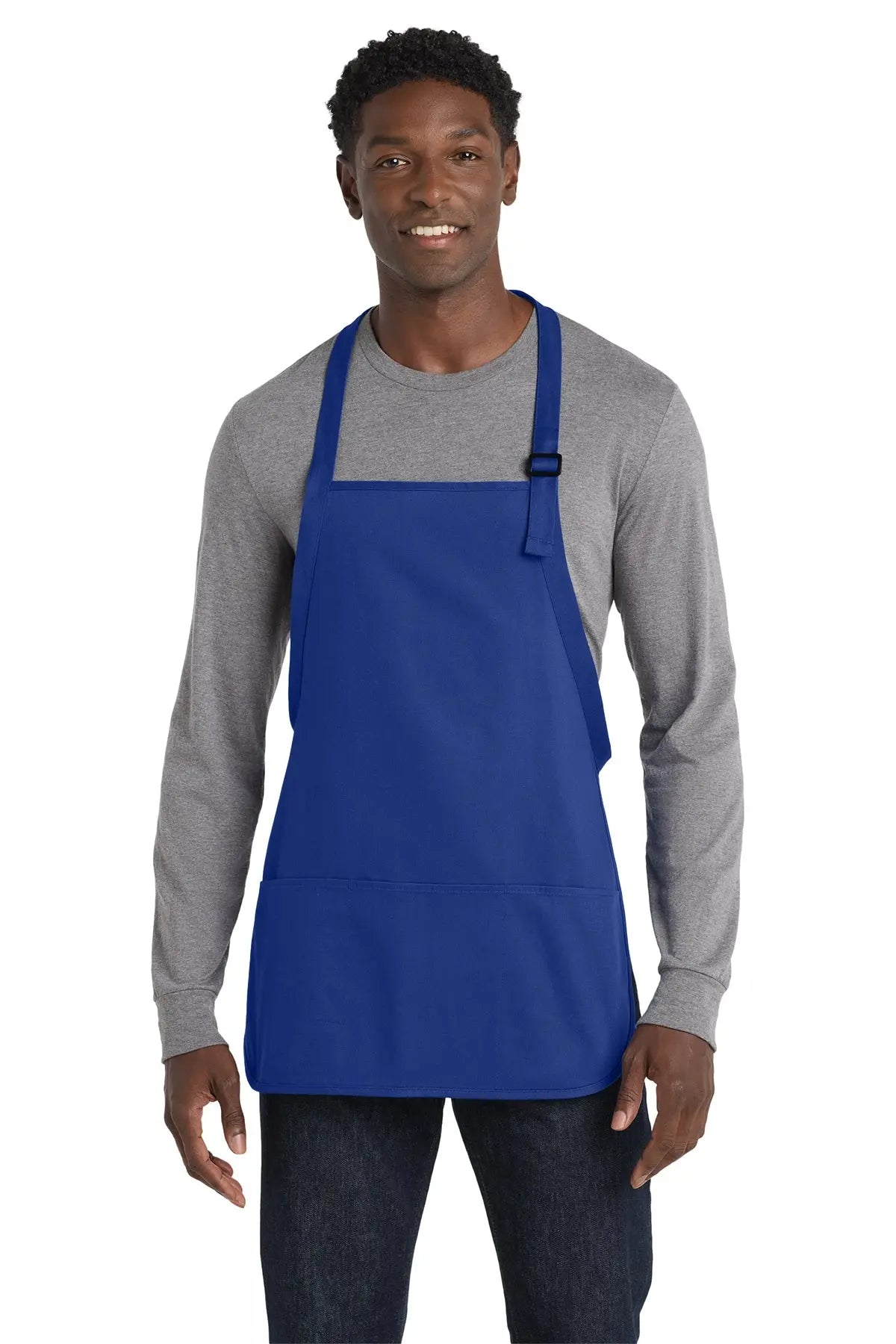 Port Authority® Medium-Length Apron with Pouch Pockets #A510