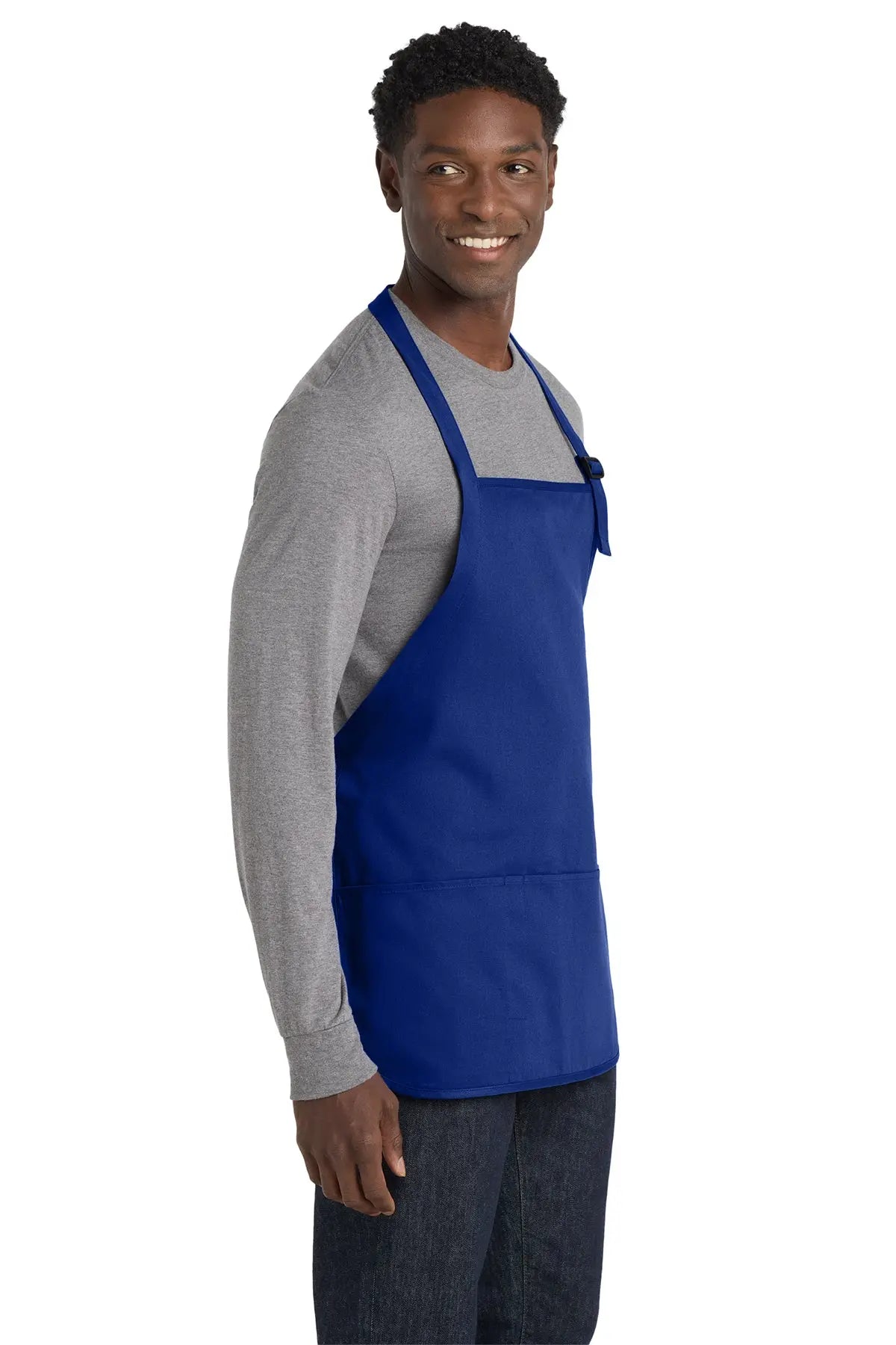 Port Authority® Medium-Length Apron with Pouch Pockets #A510