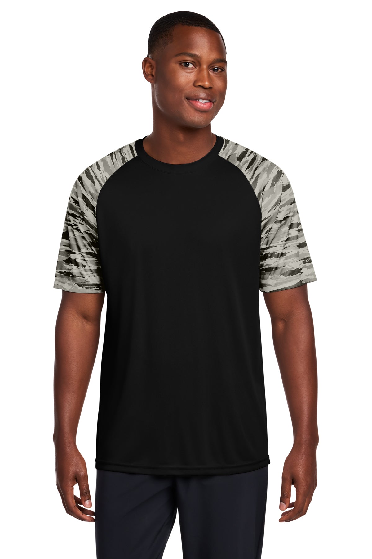 Sport-Tek® Drift Camo Colorblock Tee #ST376
