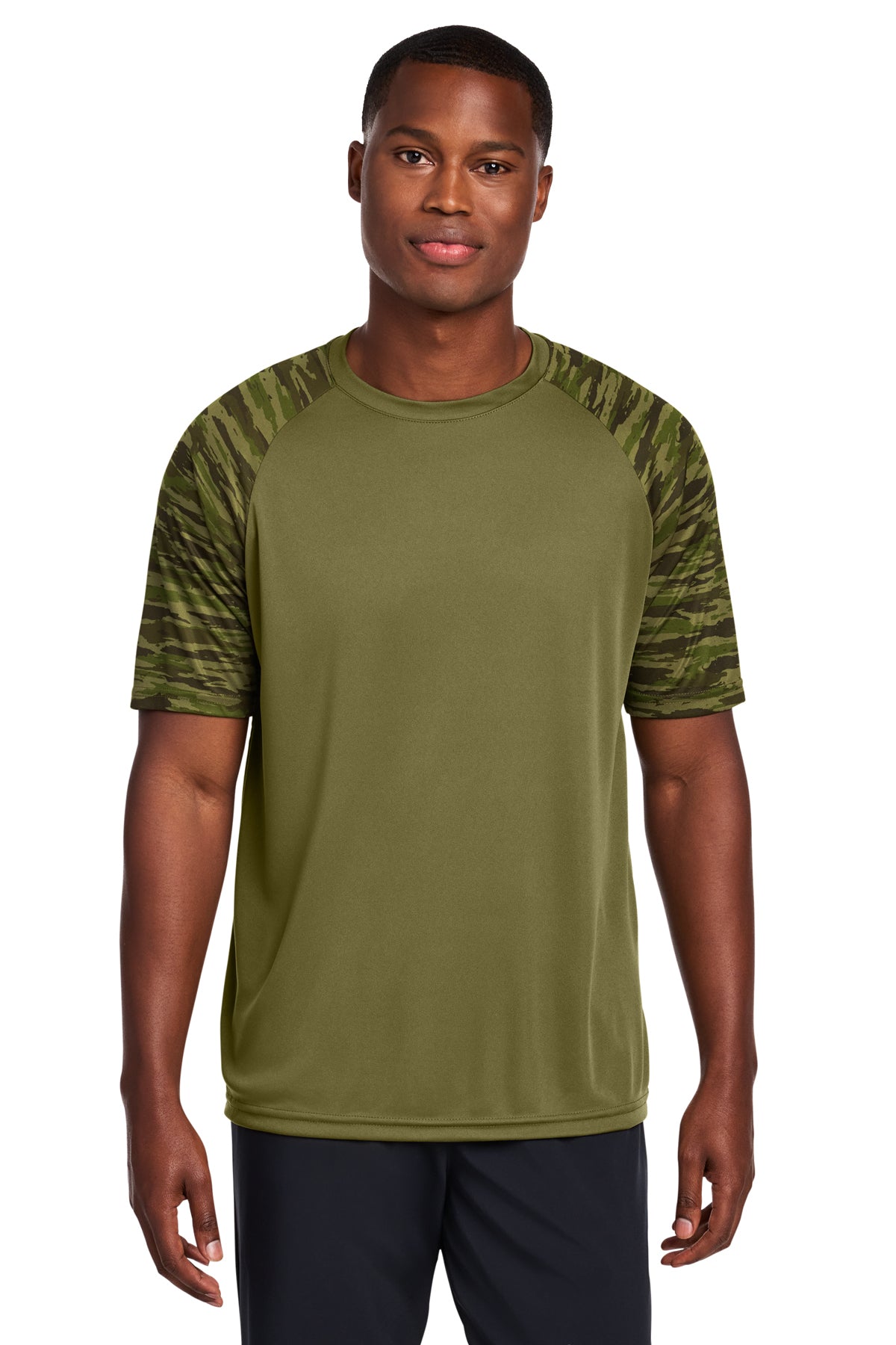 Sport-Tek® Drift Camo Colorblock Tee #ST376