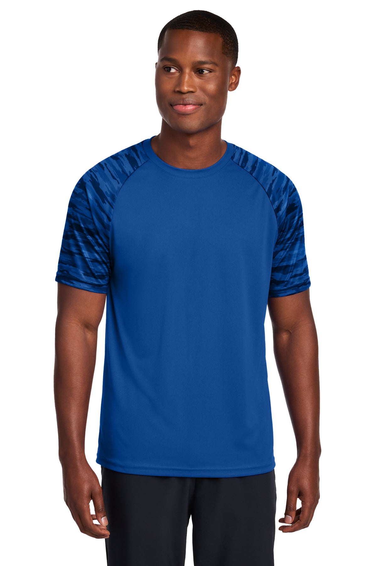 Sport-Tek® Drift Camo Colorblock Tee #ST376