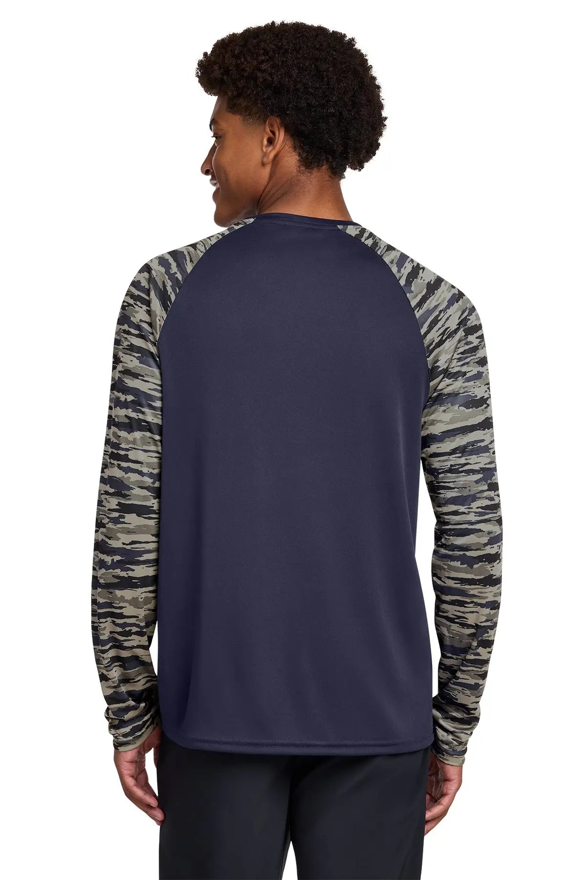 Sport-Tek® Drift Camo Colorblock Long Sleeve Tee #ST376LS