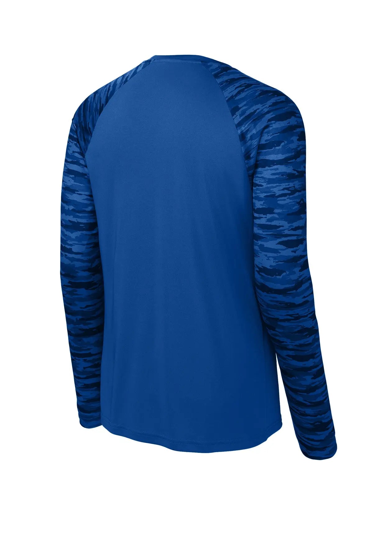 Sport-Tek® Drift Camo Colorblock Long Sleeve Tee #ST376LS