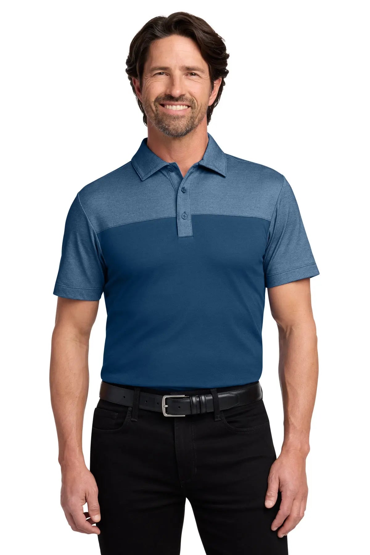 Port Authority® Fine Pique Blend Blocked Polo #K831Game Over Merch