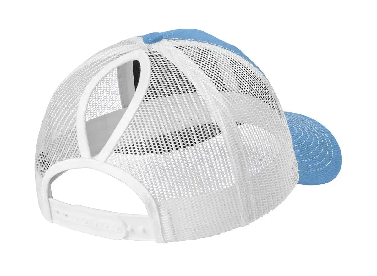 Port Authority® Snapback Ponytail Trucker Cap #LC401 Game Over Merch