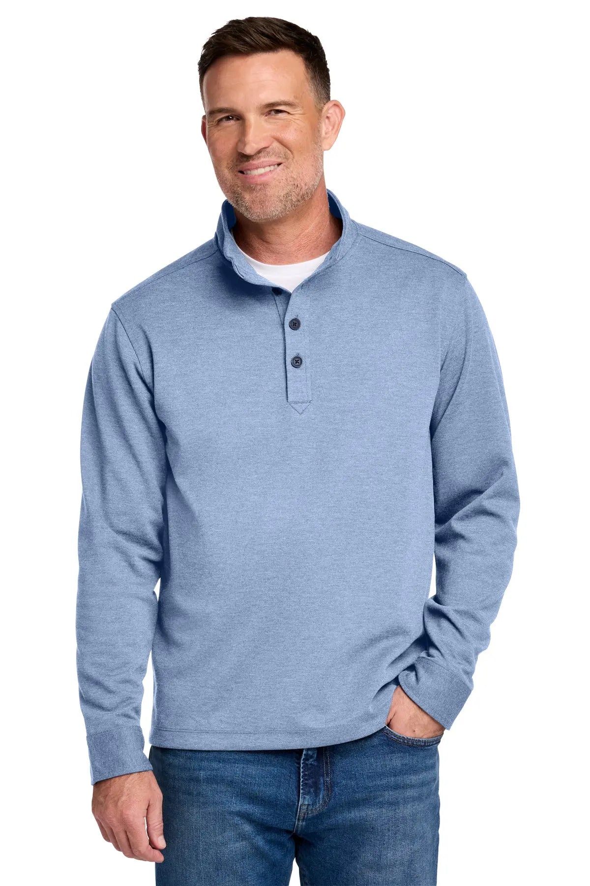 Brooks Brothers® Mid-Layer Stretch 1/2-Button #BB18202Game Over Merch