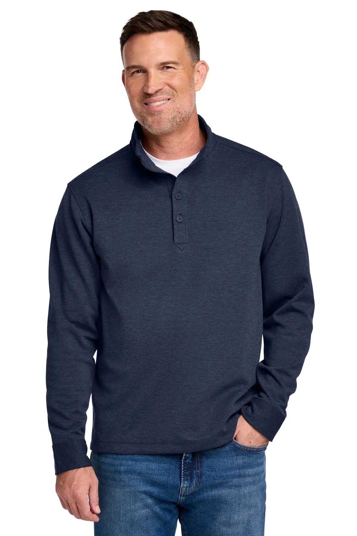 Brooks Brothers® Mid-Layer Stretch 1/2-Button #BB18202Game Over Merch