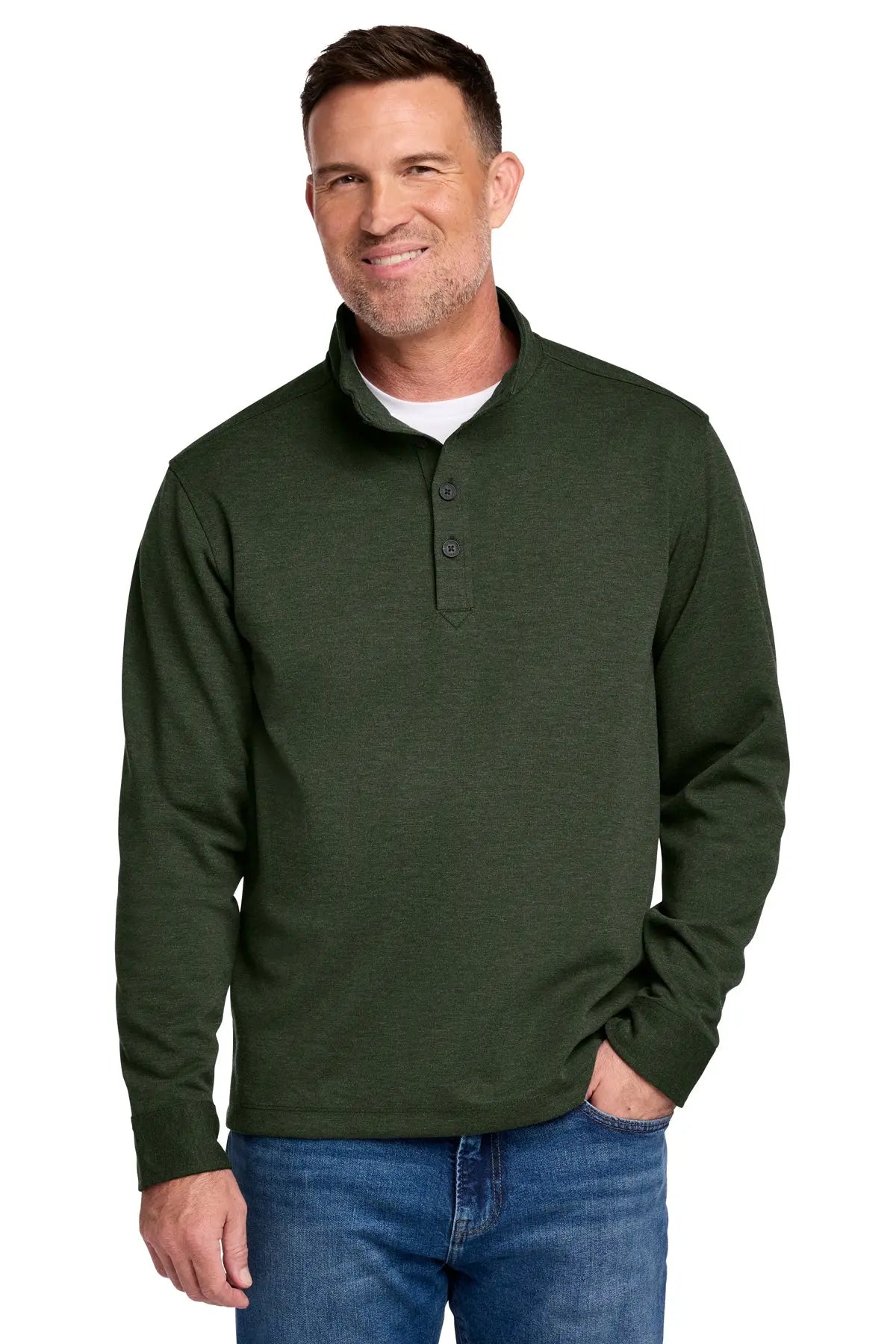 Brooks Brothers® Mid-Layer Stretch 1/2-Button #BB18202Game Over Merch