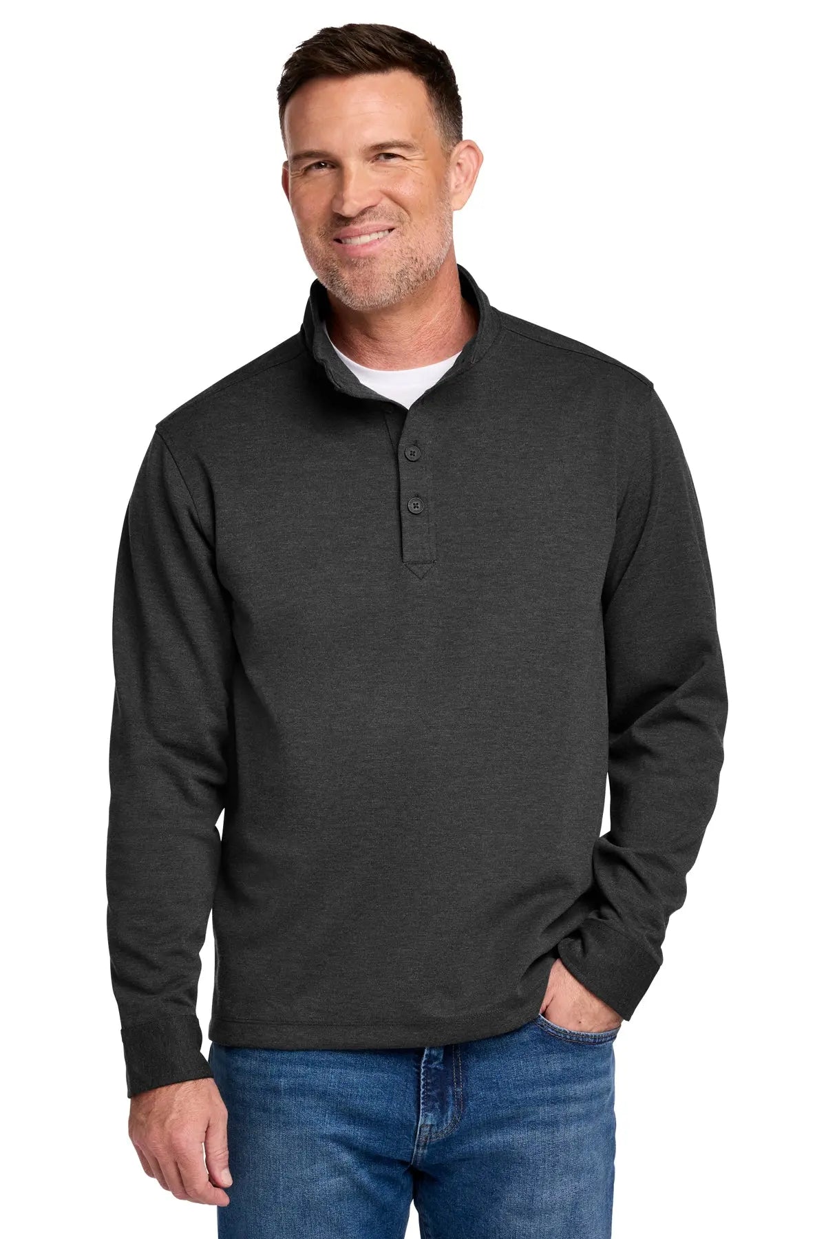Brooks Brothers® Mid-Layer Stretch 1/2-Button #BB18202Game Over Merch