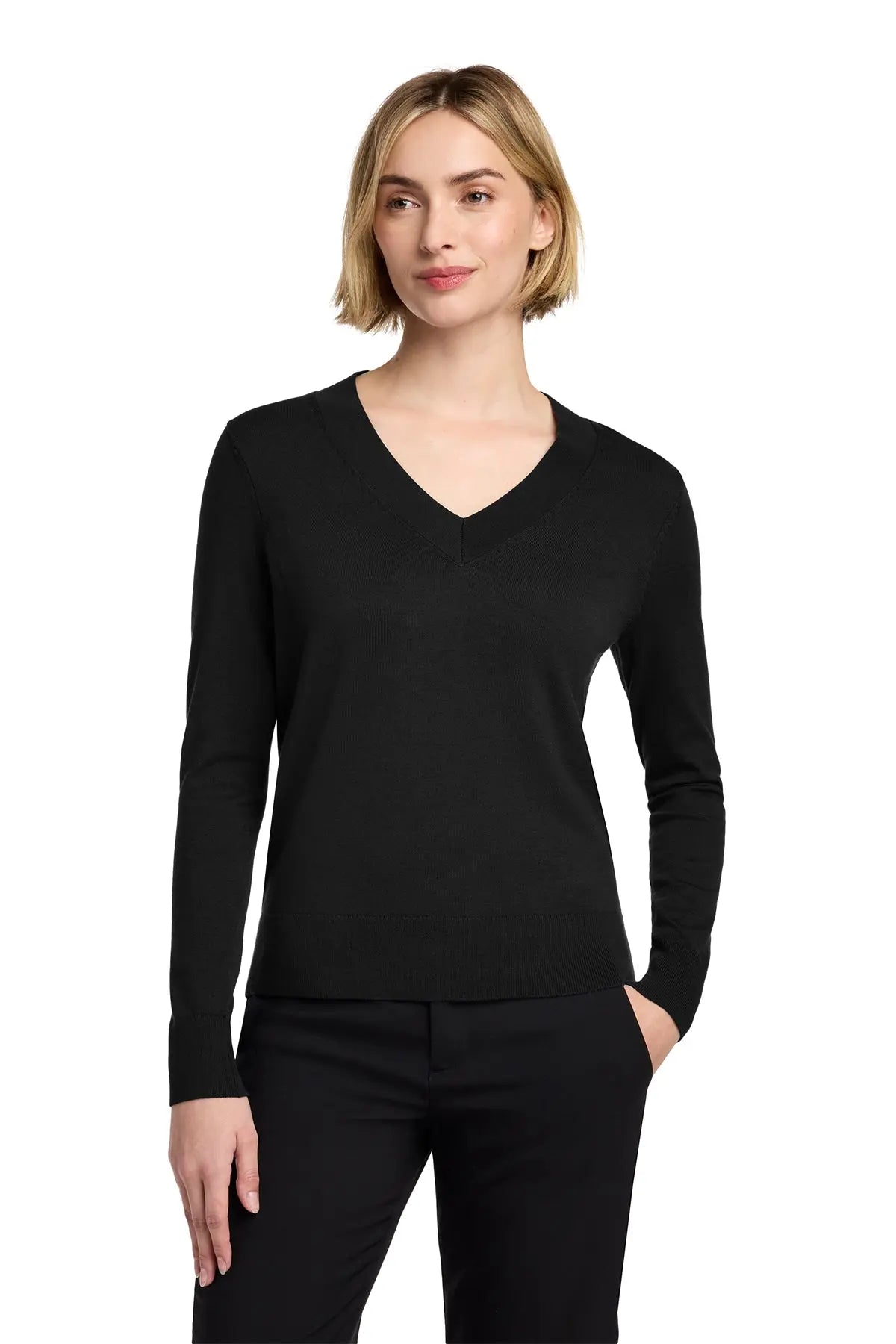 Brooks Brothers® Women’s Cotton Stretch V-Neck Sweater #BB18401Game Over Merch