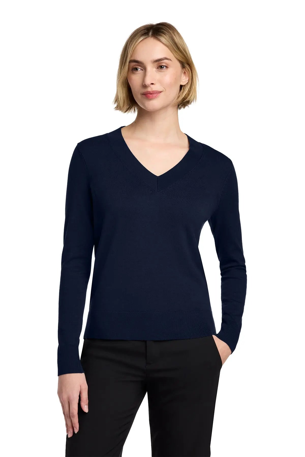 Brooks Brothers® Women’s Cotton Stretch V-Neck Sweater #BB18401Game Over Merch