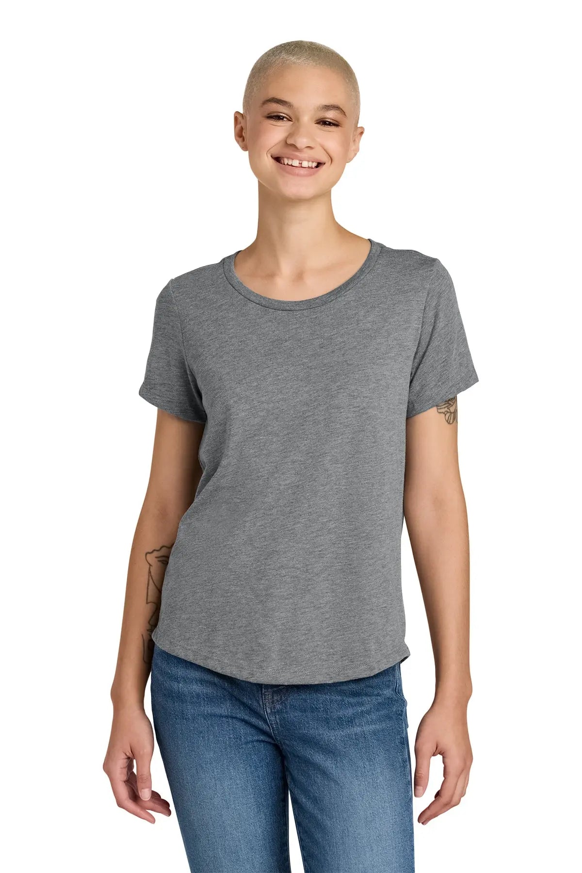 Allmade® Women’s Relaxed Tri-Blend Scoop Neck Tee #AL2015