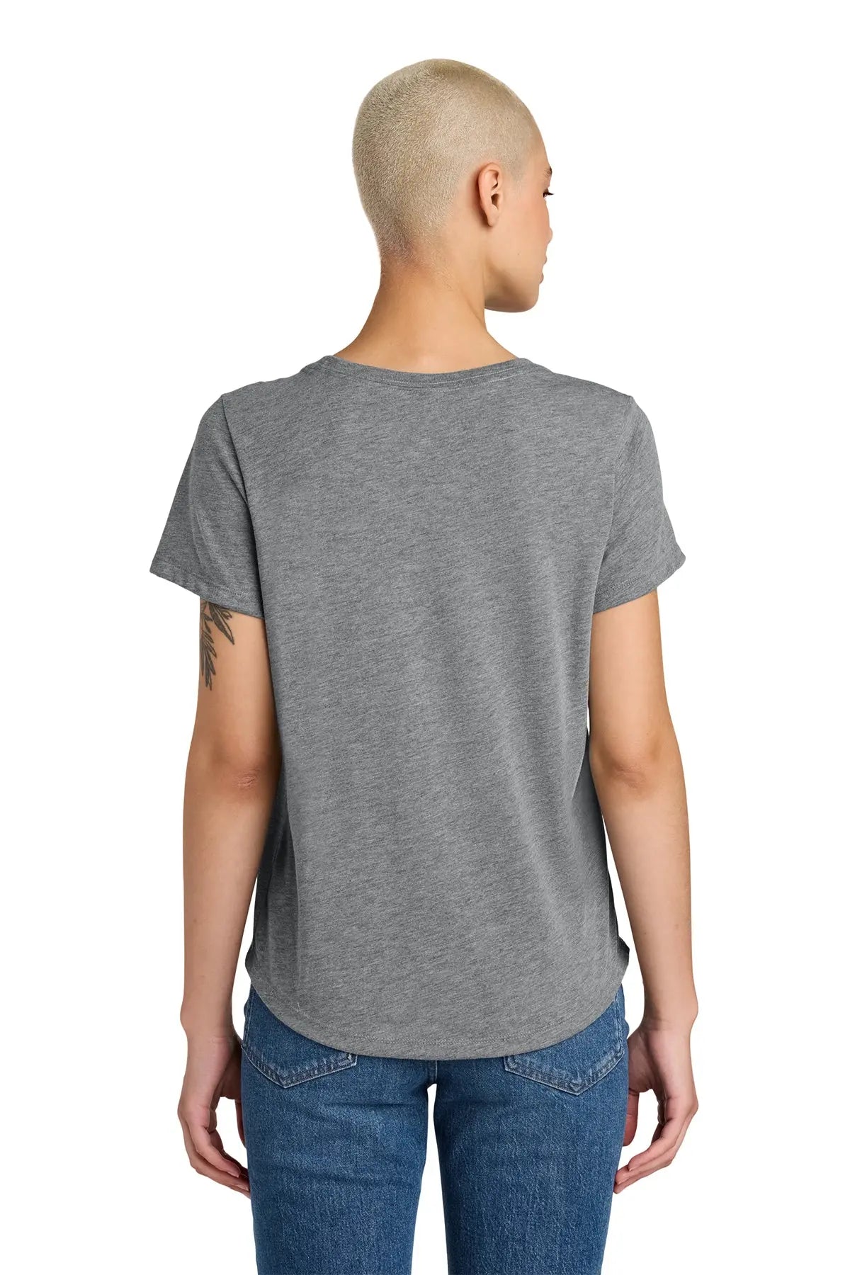 Allmade® Women’s Relaxed Tri-Blend Scoop Neck Tee #AL2015