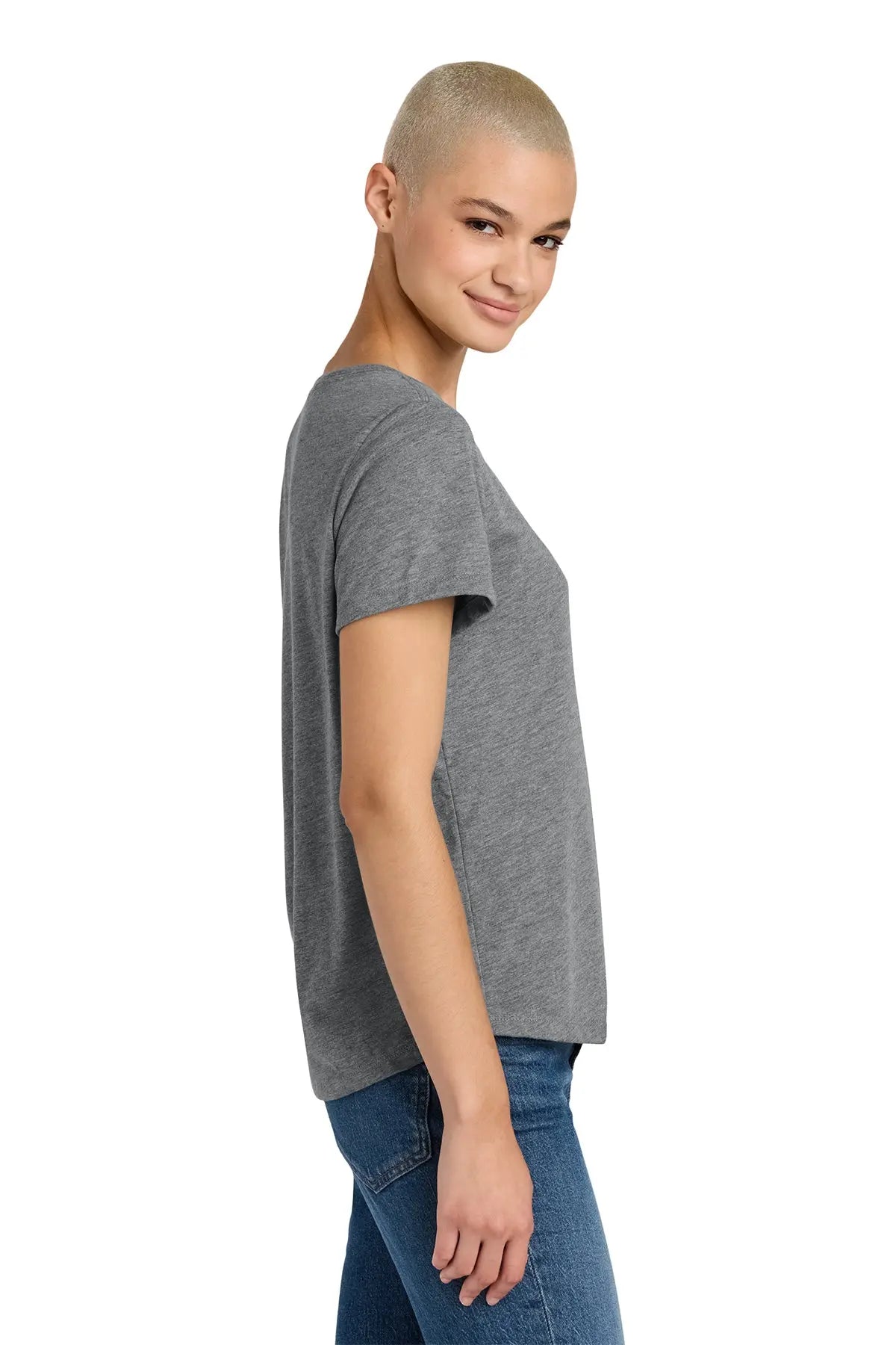 Allmade® Women’s Relaxed Tri-Blend Scoop Neck Tee #AL2015