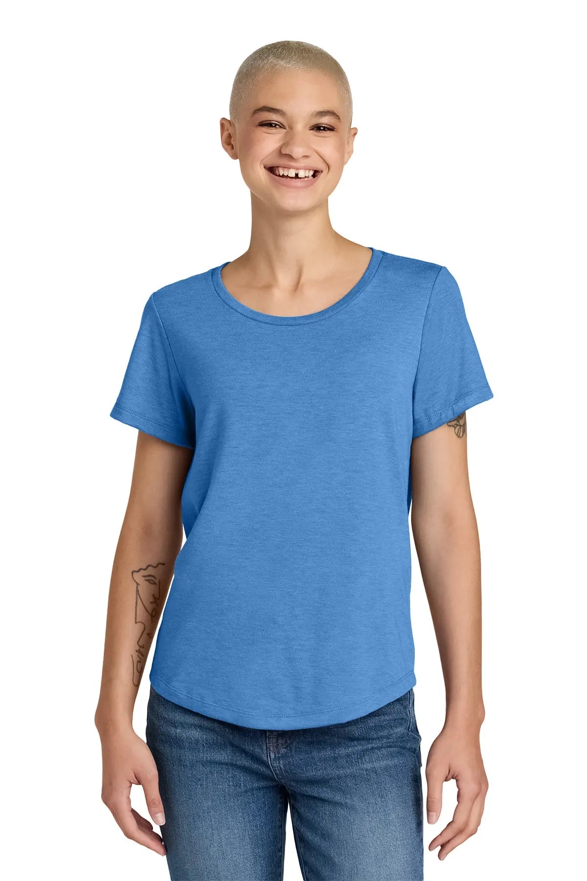 Allmade® Women’s Relaxed Tri-Blend Scoop Neck Tee #AL2015