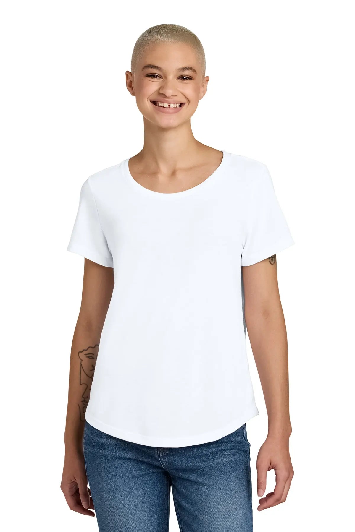 Allmade® Women’s Relaxed Tri-Blend Scoop Neck Tee #AL2015