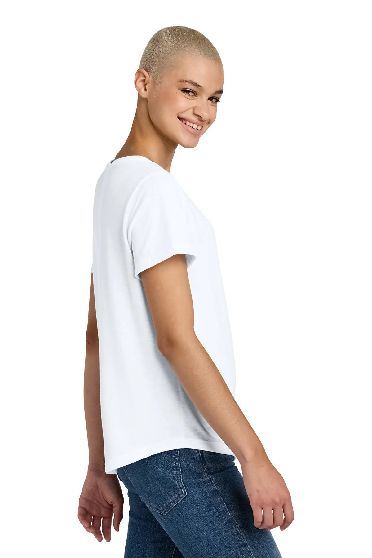 Allmade® Women’s Relaxed Tri-Blend Scoop Neck Tee #AL2015