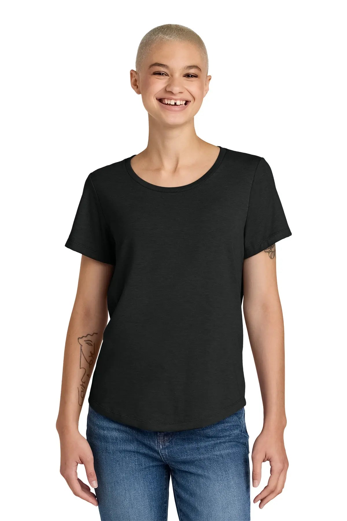 Allmade® Women’s Relaxed Tri-Blend Scoop Neck Tee #AL2015