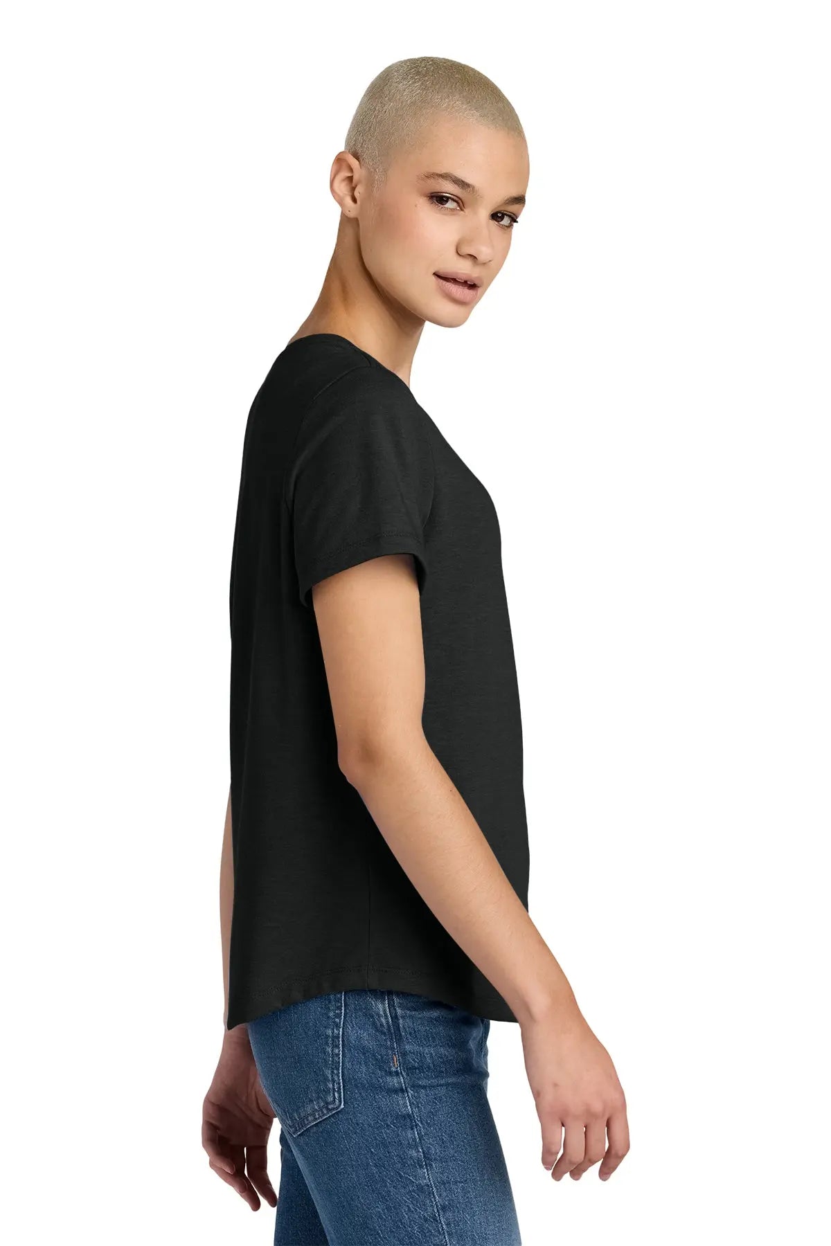 Allmade® Women’s Relaxed Tri-Blend Scoop Neck Tee #AL2015