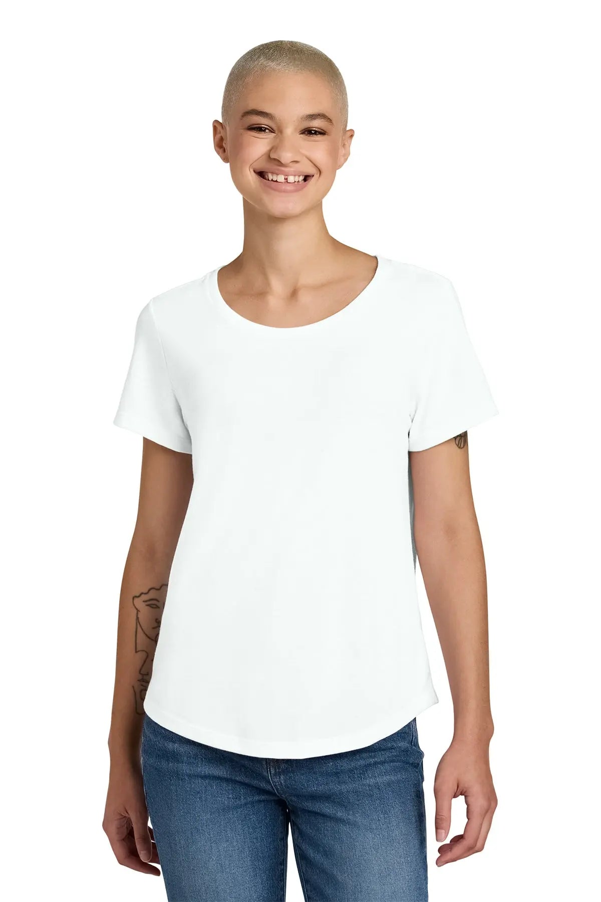 Allmade® Women’s Relaxed Tri-Blend Scoop Neck Tee #AL2015