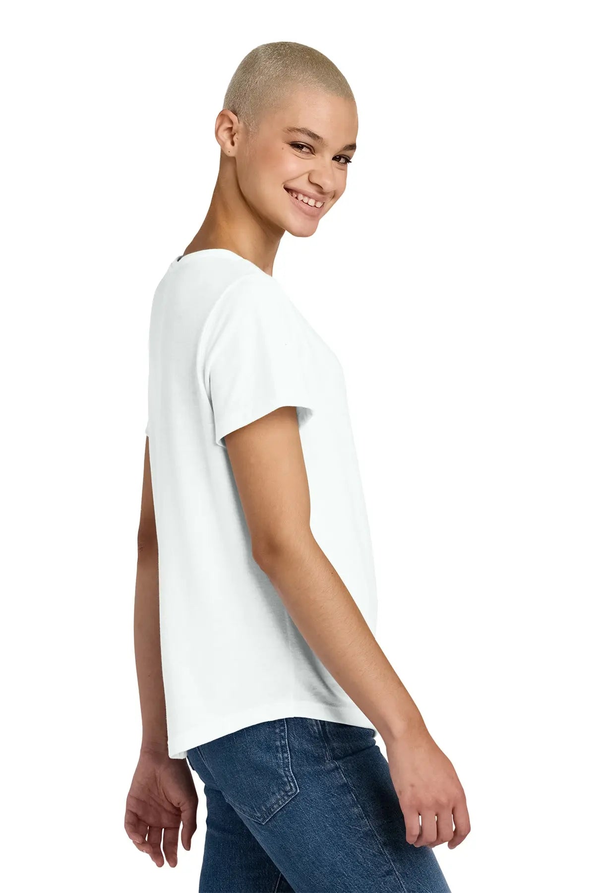 Allmade® Women’s Relaxed Tri-Blend Scoop Neck Tee #AL2015