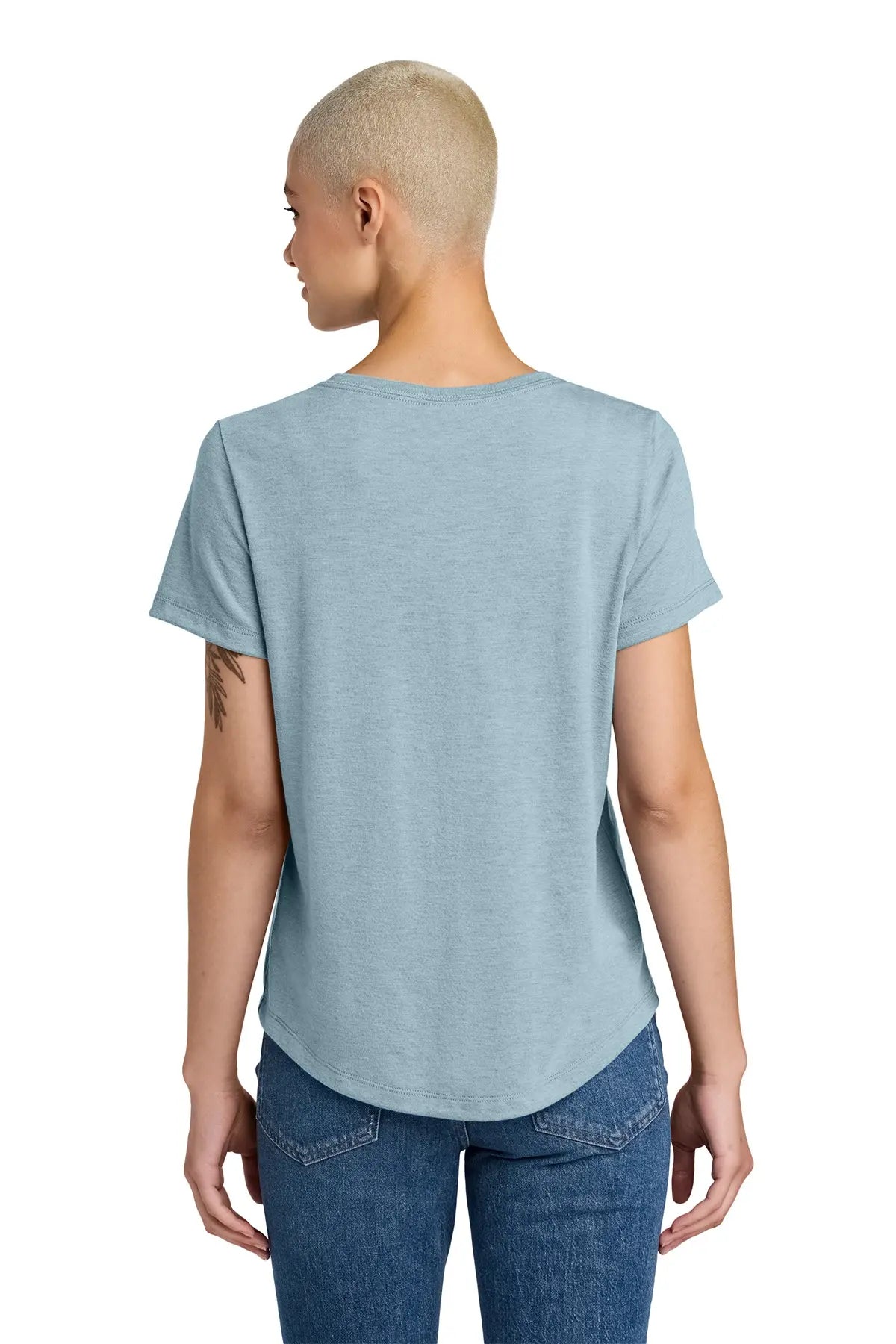 Allmade® Women’s Relaxed Tri-Blend Scoop Neck Tee #AL2015