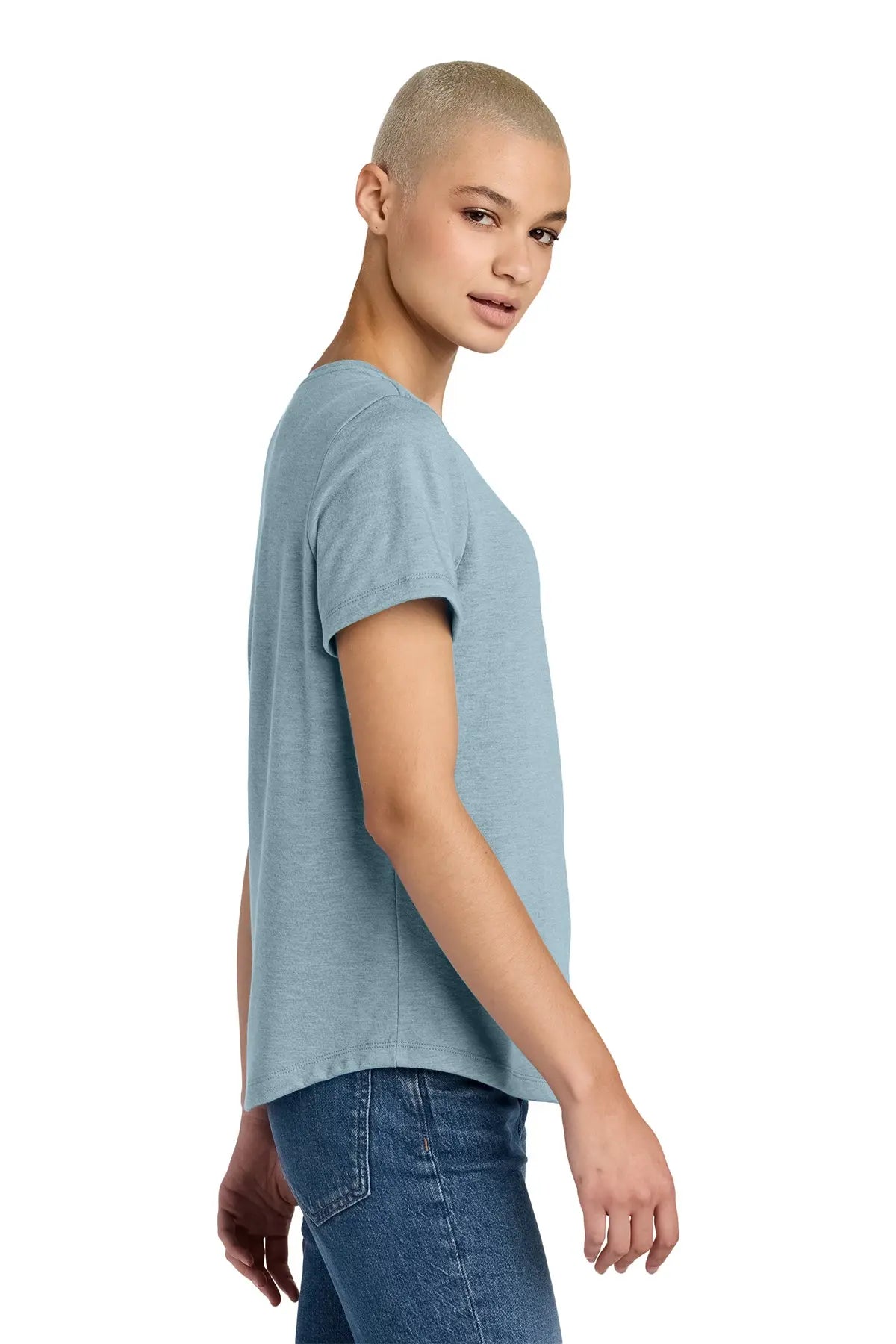 Allmade® Women’s Relaxed Tri-Blend Scoop Neck Tee #AL2015