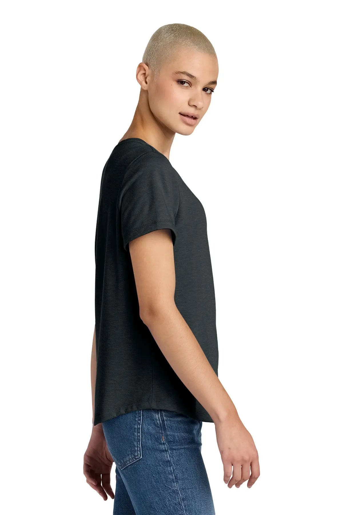 Allmade® Women’s Relaxed Tri-Blend Scoop Neck Tee #AL2015