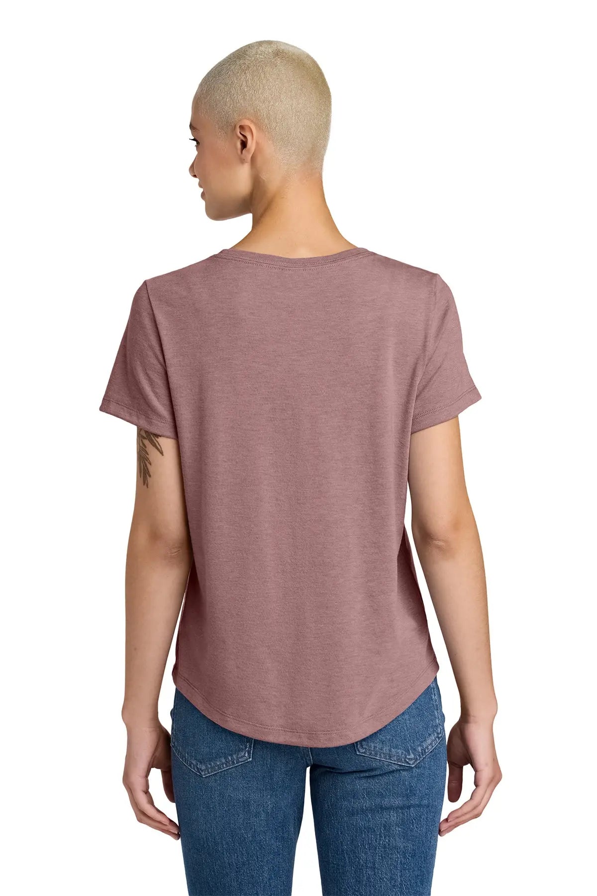 Allmade® Women’s Relaxed Tri-Blend Scoop Neck Tee #AL2015