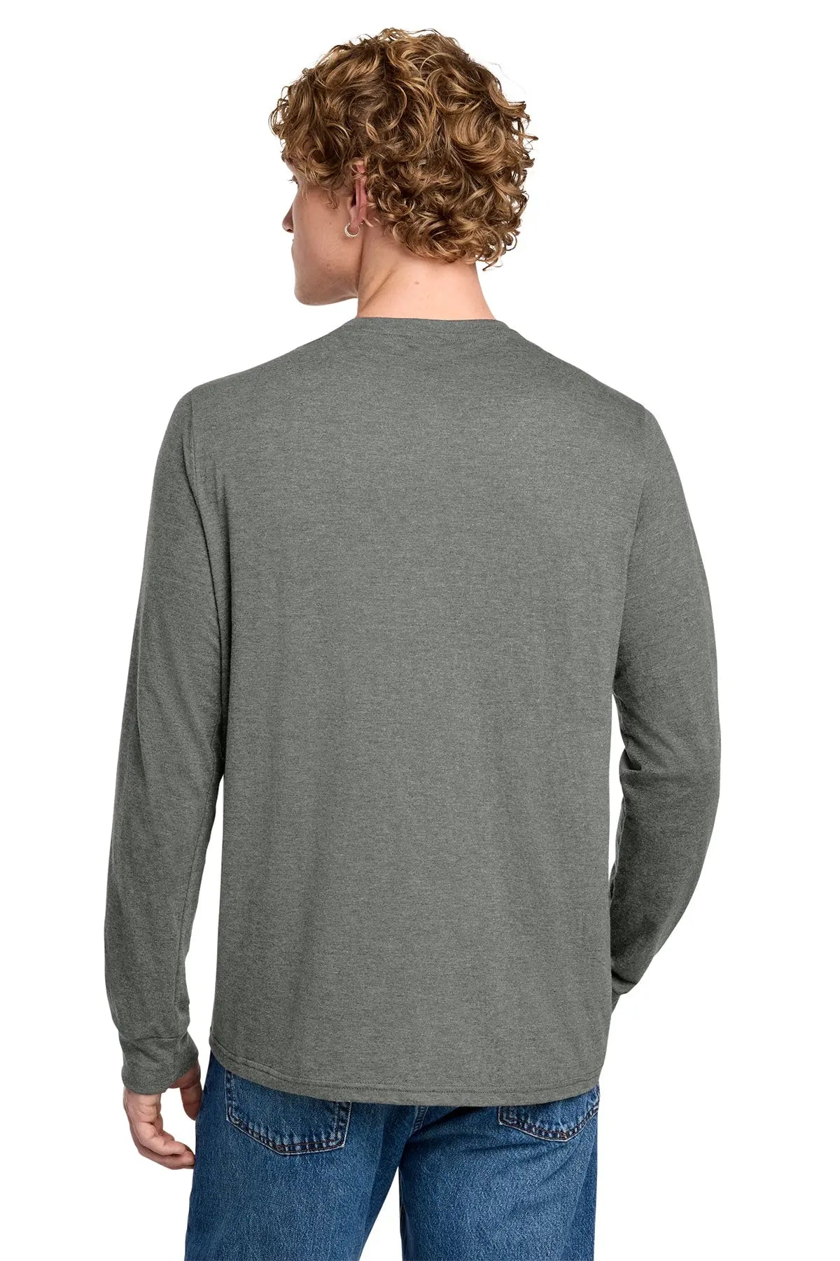 District® Perfect Tri® Long Sleeve Henley #DT145 Game Over Merch