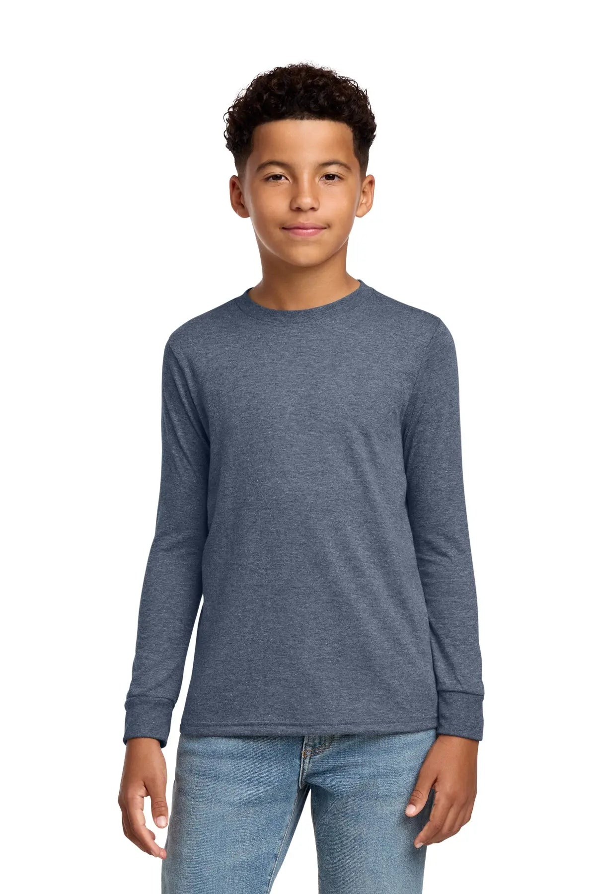 District® Youth Perfect Tri® Long Sleeve Tee #DT132Y Game Over Merch