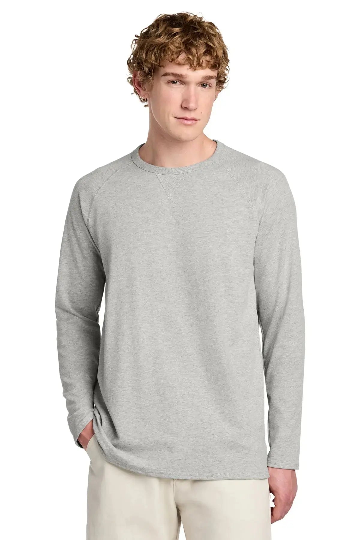 District® Featherweight French Terry™ Long Sleeve Crewneck #DT572 Game Over Merch