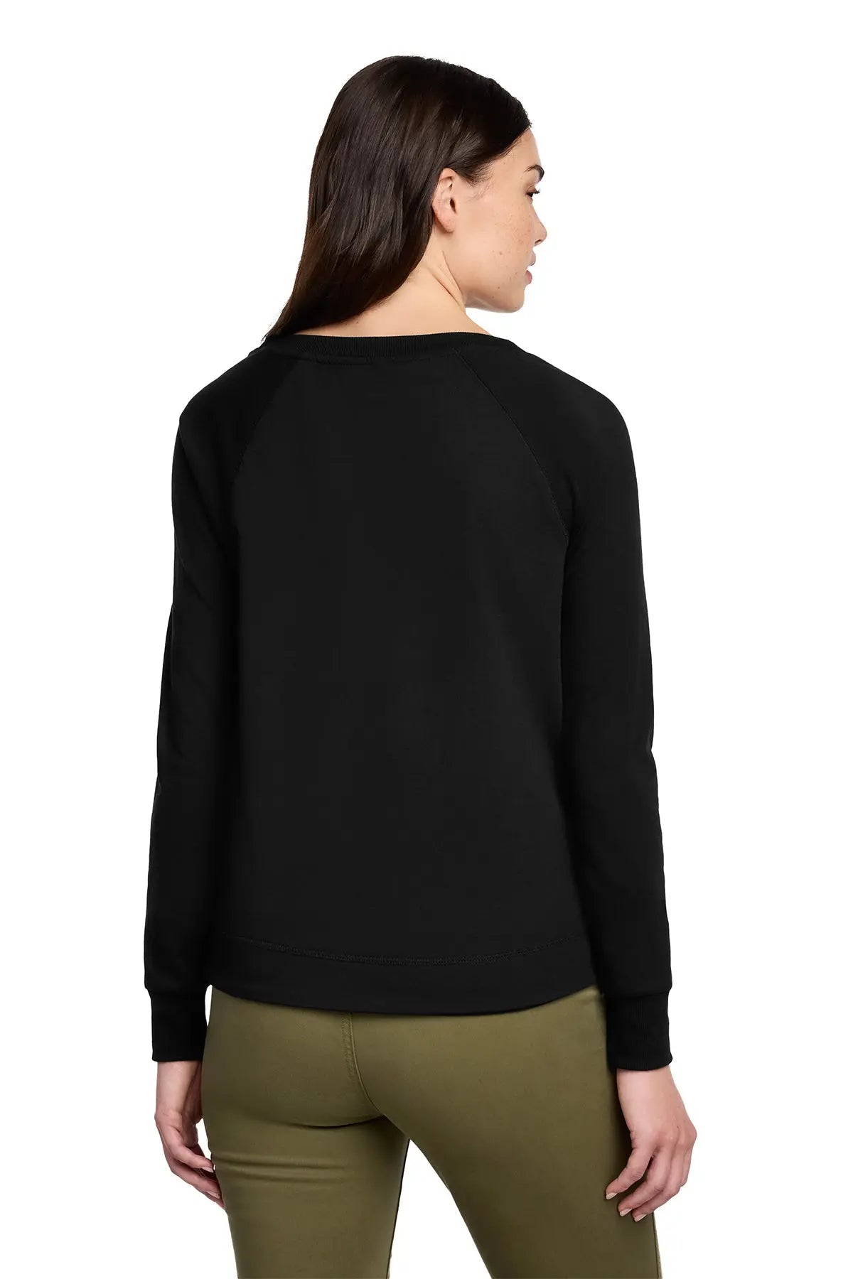 District® Women’s Featherweight French Terry™ Long Sleeve Crewneck #DT672
