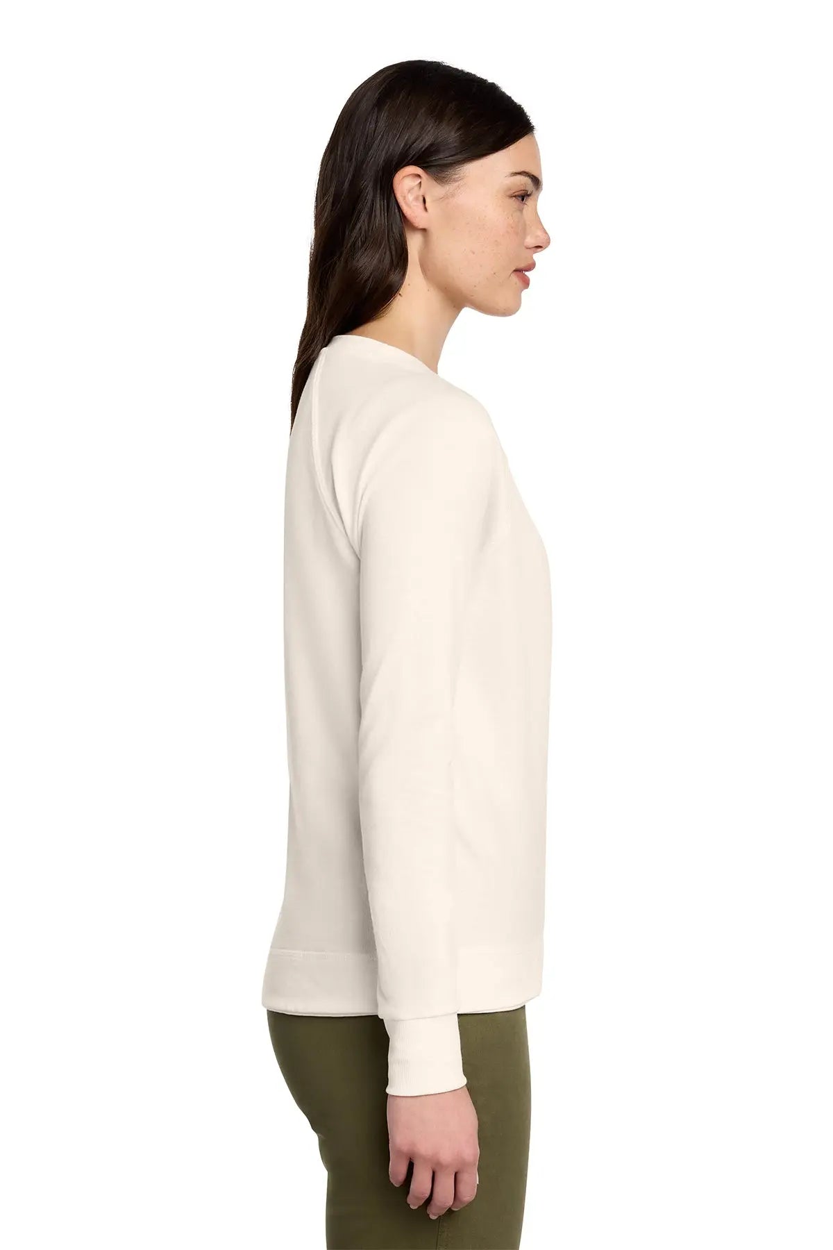 District® Women’s Featherweight French Terry™ Long Sleeve Crewneck #DT672