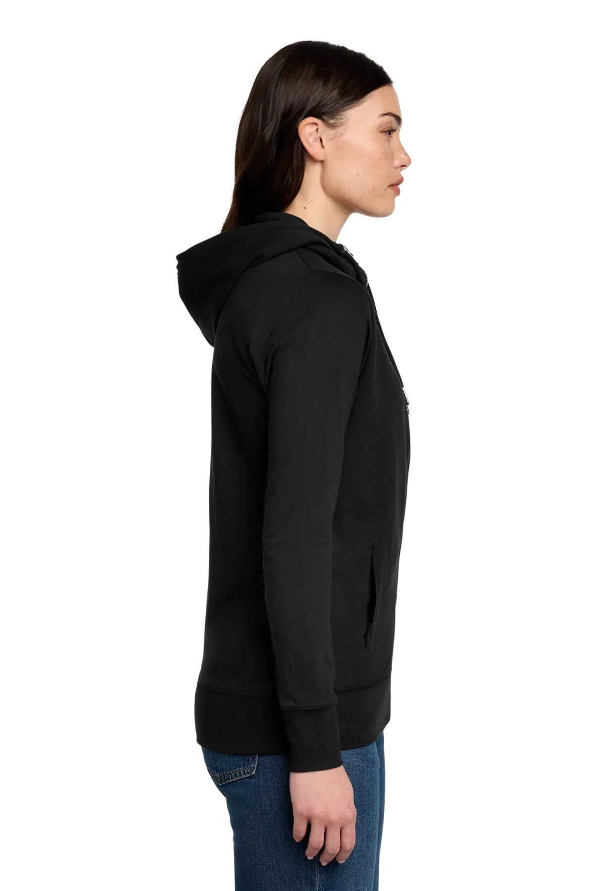 District® Women’s Featherweight French Terry™ Full-Zip Hoodie #DT673