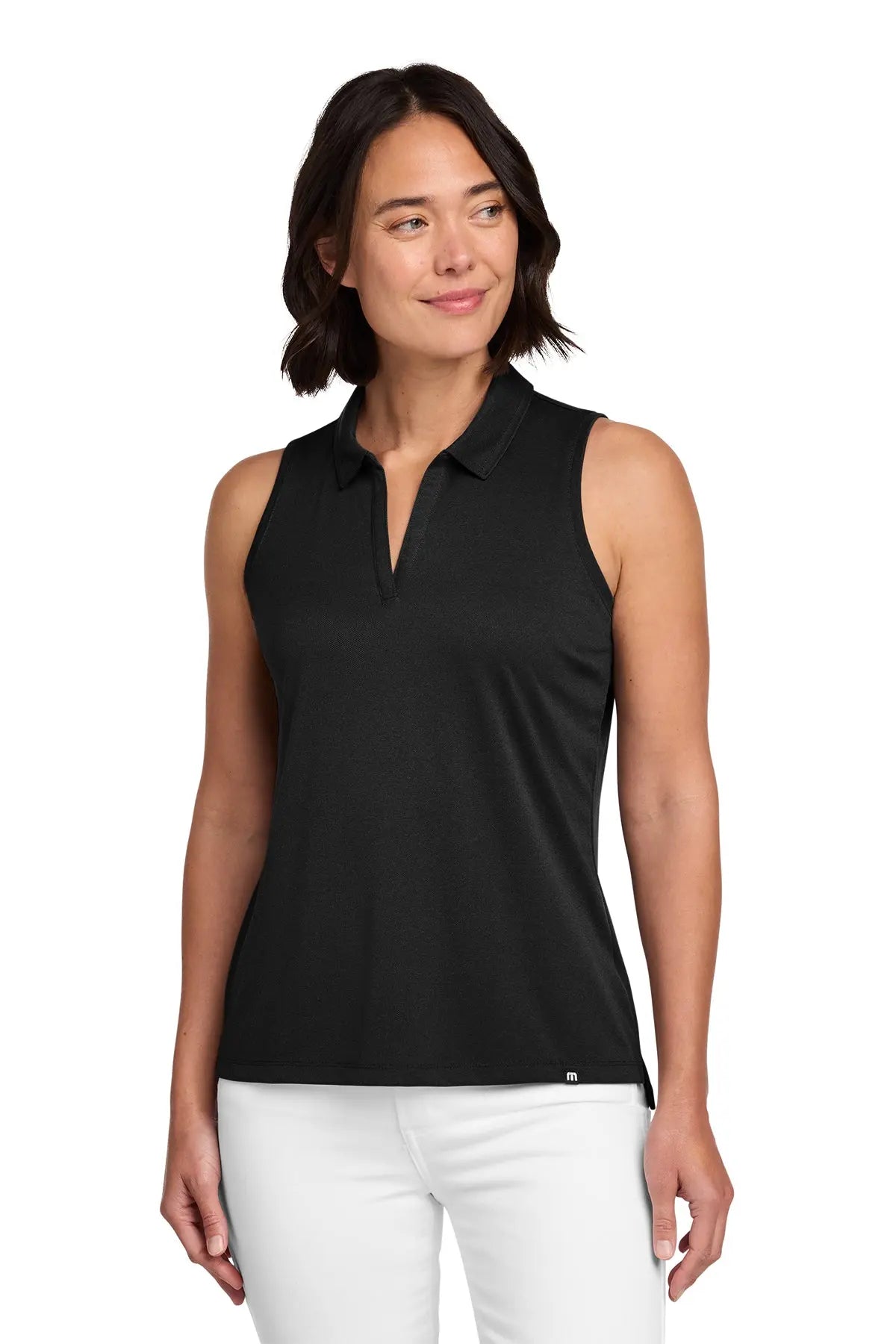TravisMathew Women's Coto Performance Sleeveless Polo #TM1WX001Game Over Merch
