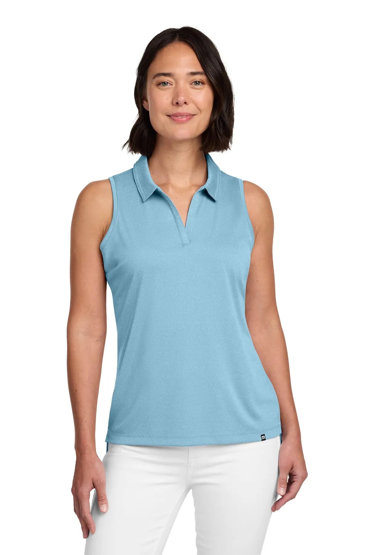 TravisMathew Women's Coto Performance Sleeveless Polo #TM1WX001Game Over Merch