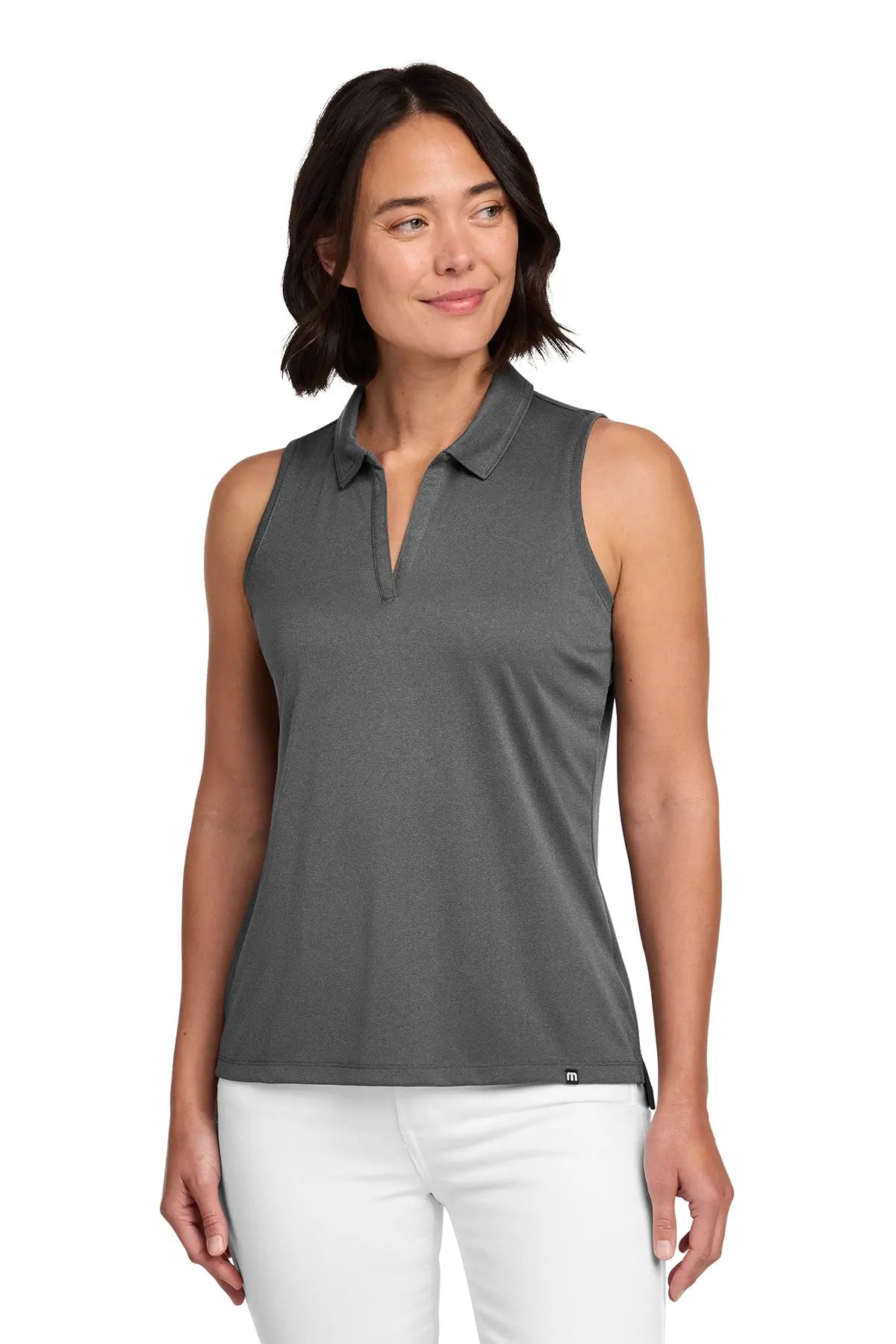 TravisMathew Women's Coto Performance Sleeveless Polo #TM1WX001Game Over Merch