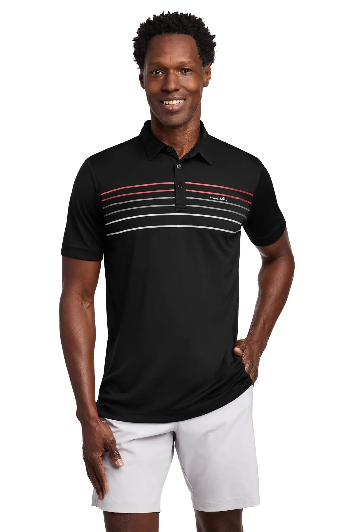 TravisMathew Coto Performance Chest Stripe Polo #TM1MY400Game Over Merch