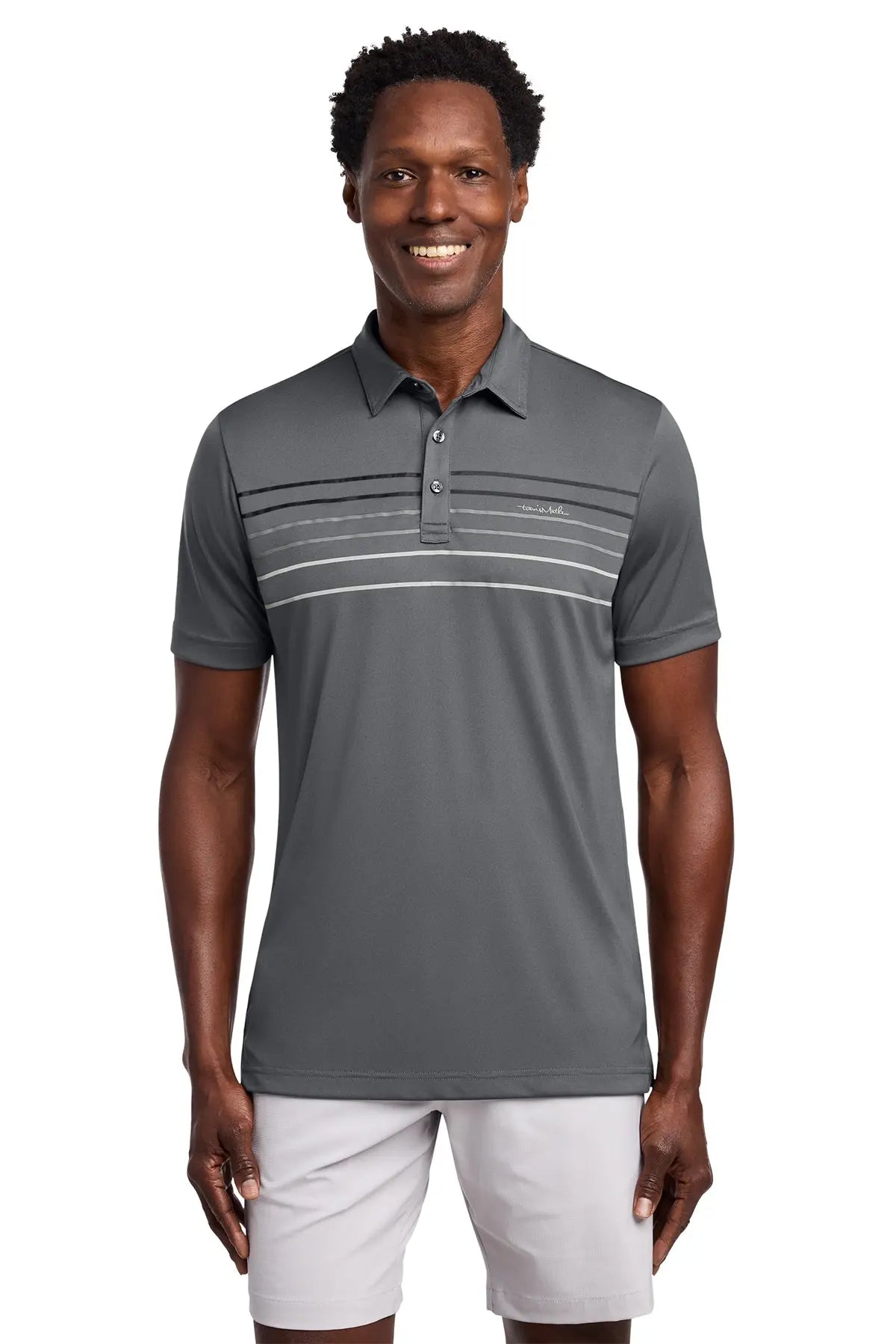 TravisMathew Coto Performance Chest Stripe Polo #TM1MY400Game Over Merch